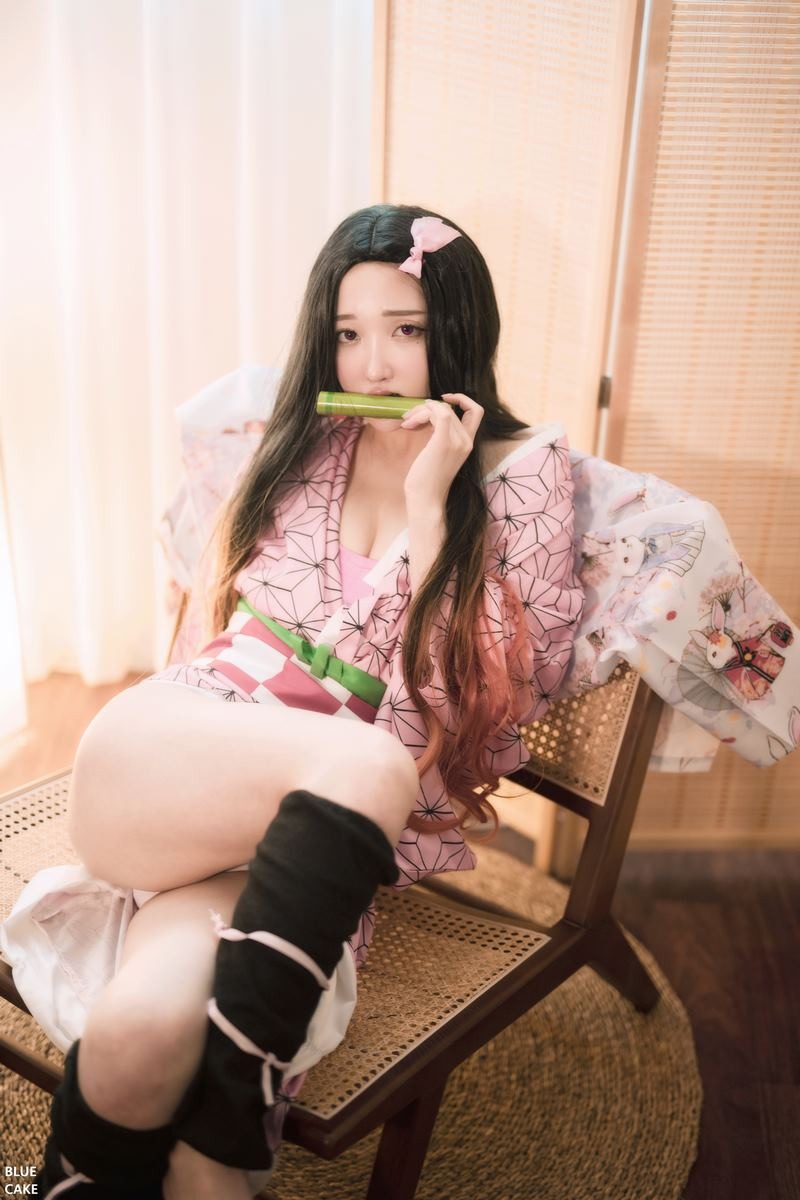 Cos???孫樂樂021BLUECAKEPINKONI100P最新写真