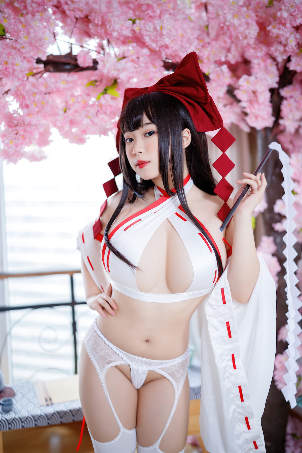 Cosplay胡桃猫Kurumineko欲望神社巫高清全套