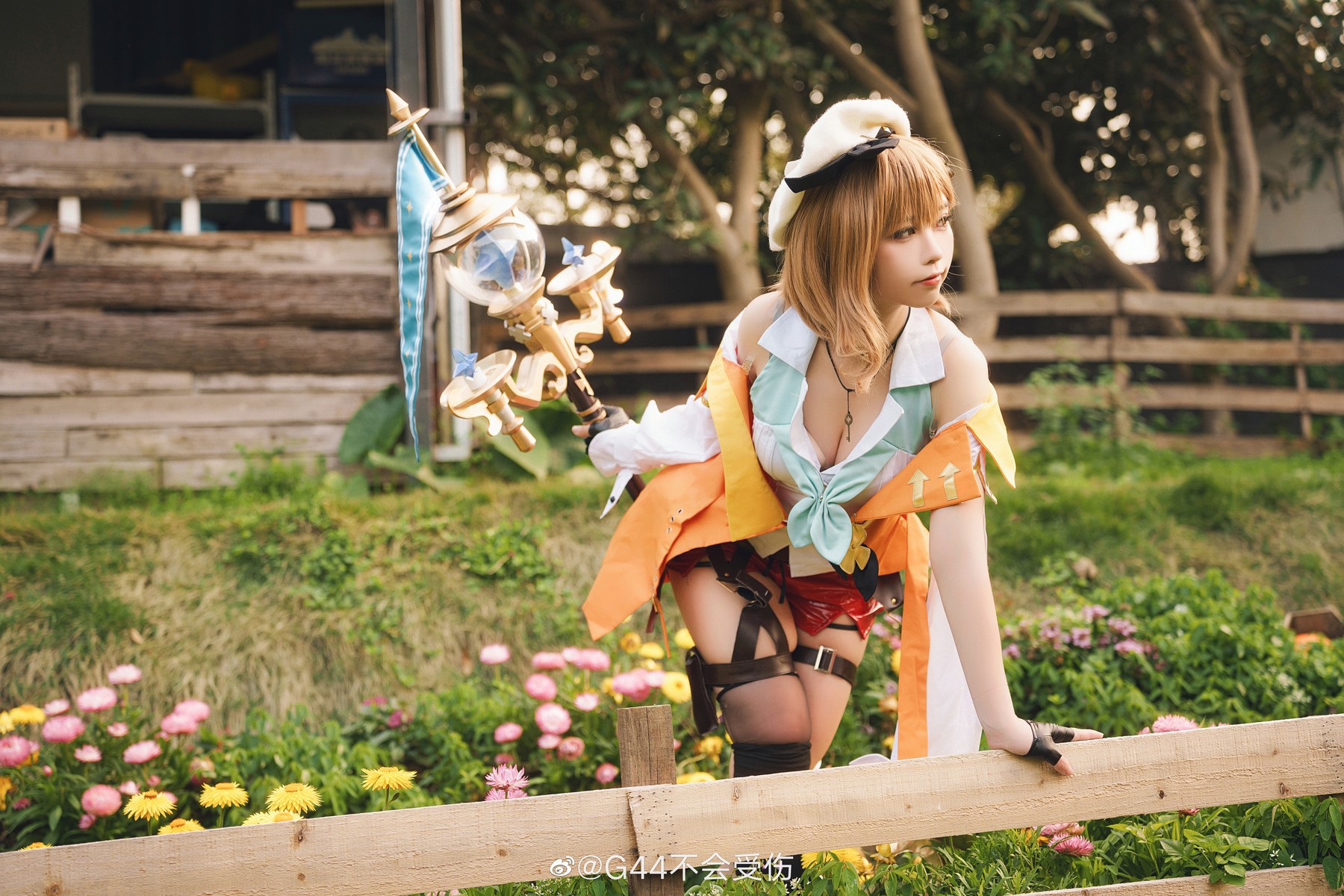 CosplayG44不会受伤雅努斯ampライザリンシュタウト网红写真