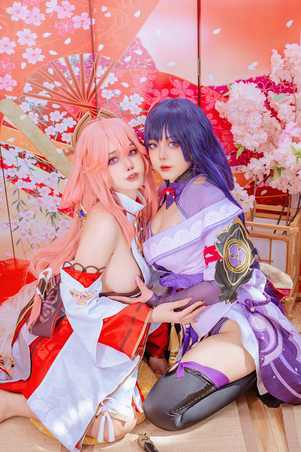 Cosplay日本性感萝莉Byoru八重神子雷電将軍Set01在线预览