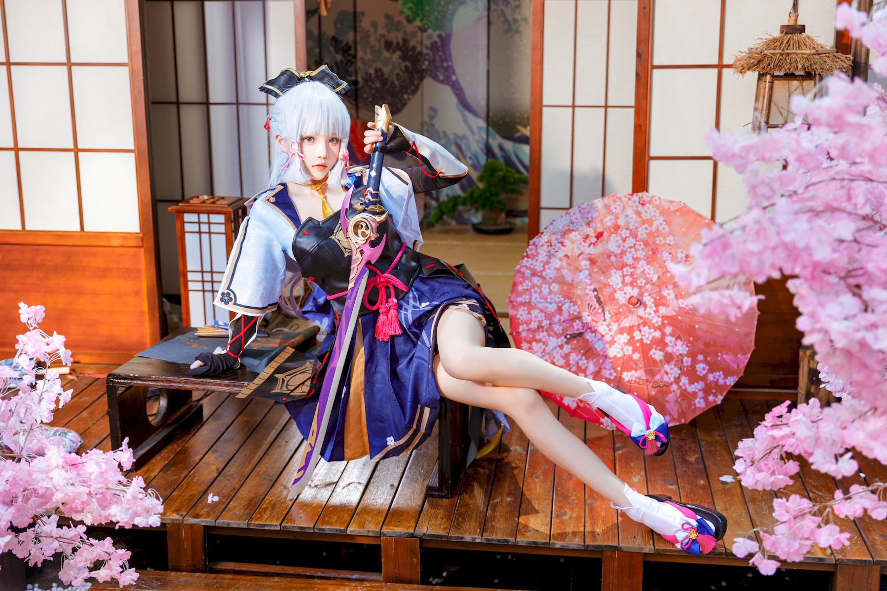 Cosplay桜桃喵神里绫华AyakaKamisato精修版
