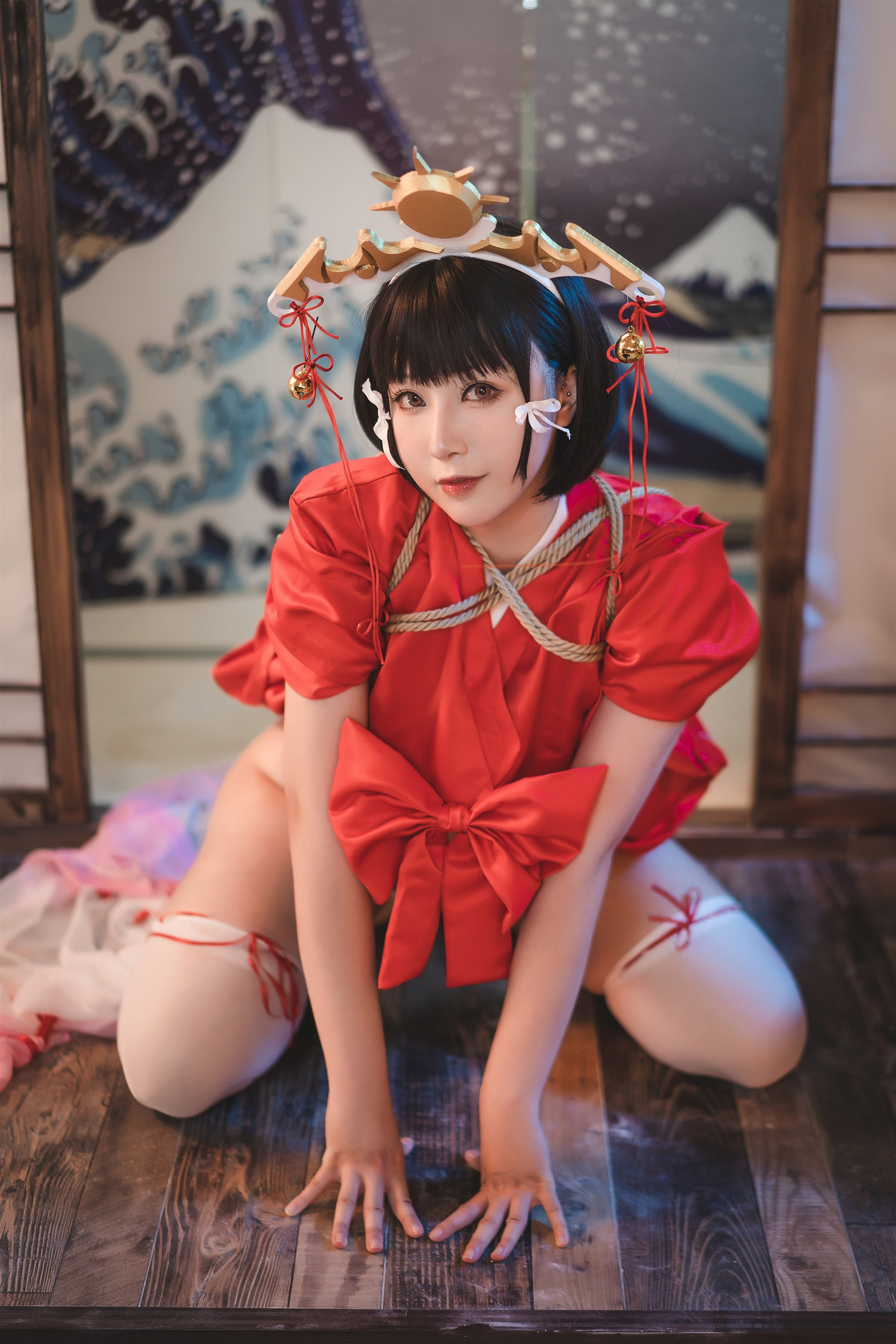 Cosplay小容仔咕咕咕黑兽巫女辉夜作品集