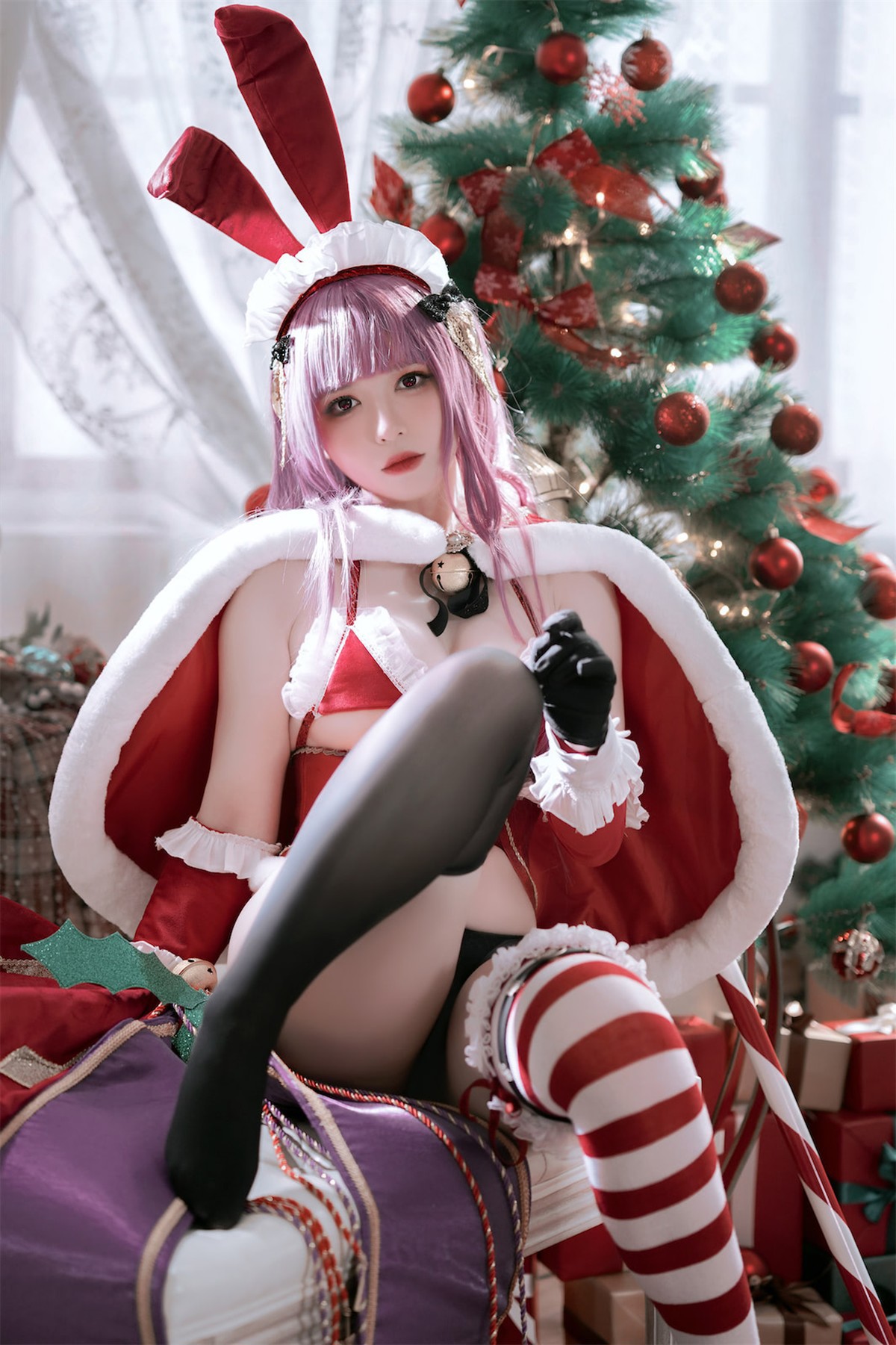 Cosplay半半子ChristmasBunnyAike写真集
