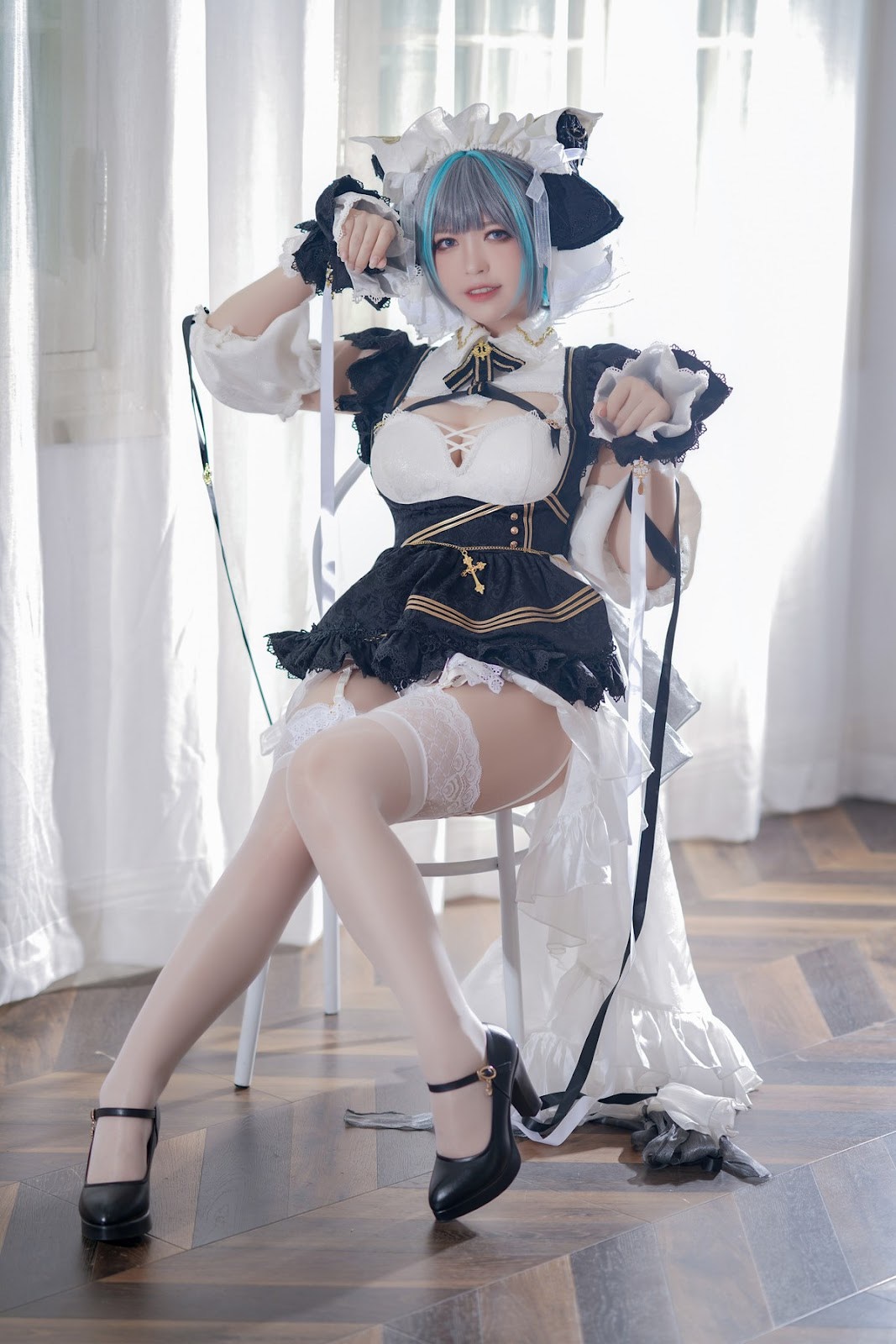 Cosplay半半子柴郡稀有资源
