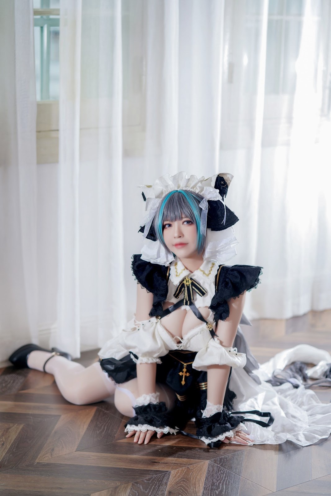 Cosplay半半子柴郡稀有资源
