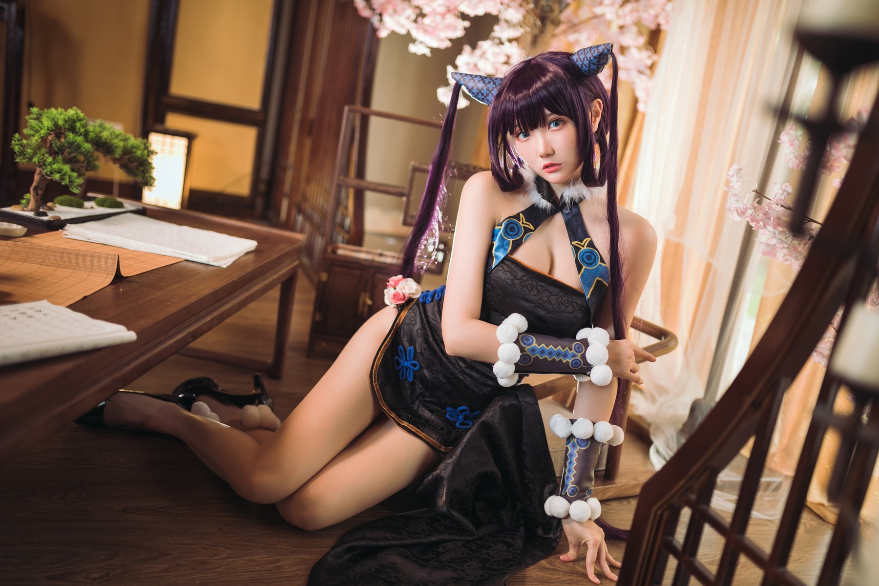 Cosplay瓜希酱杨贵妃套图