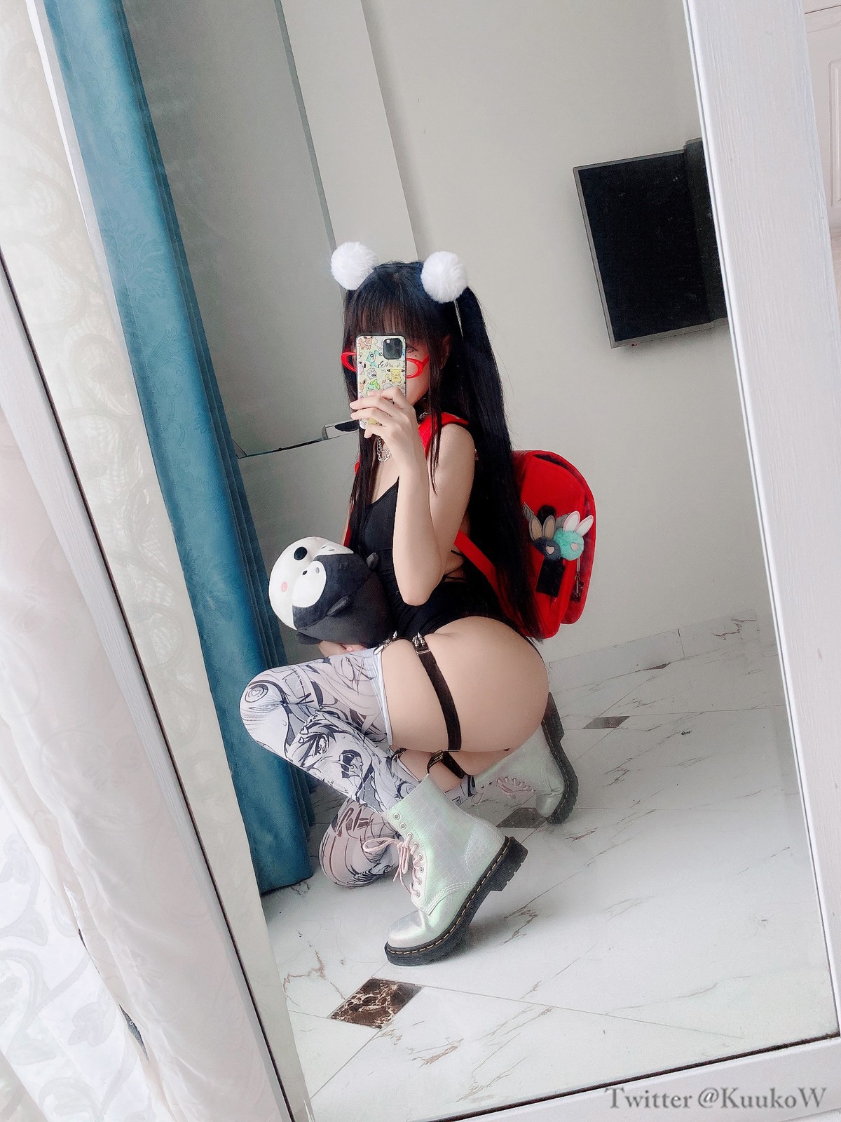 CosplayKuukoWクー子MeganeChan热门写真