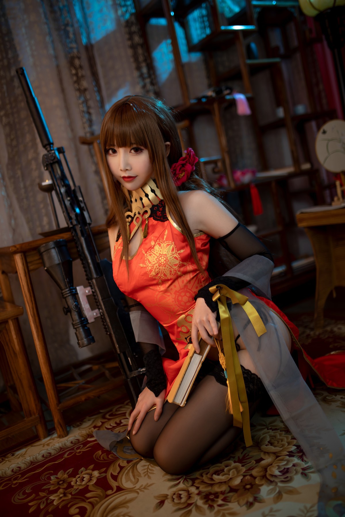 Cosplay面饼仙儿DSR50红牡丹今日更新