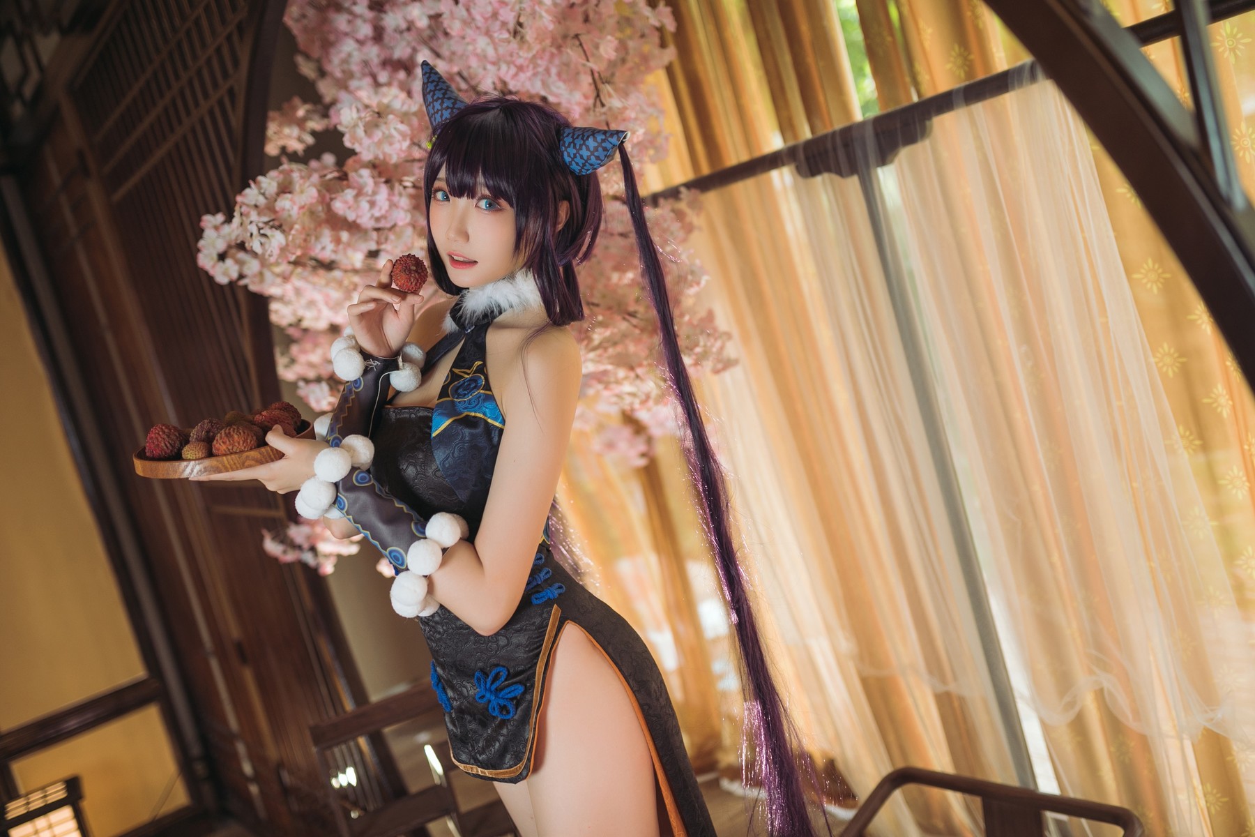 Cosplay瓜希酱杨贵妃套图