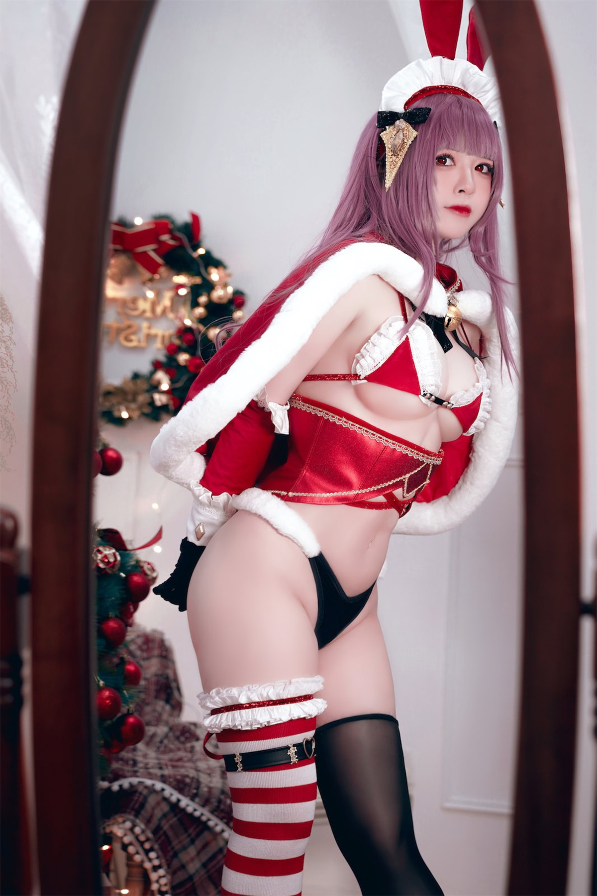 Cosplay半半子ChristmasBunnyAike写真集