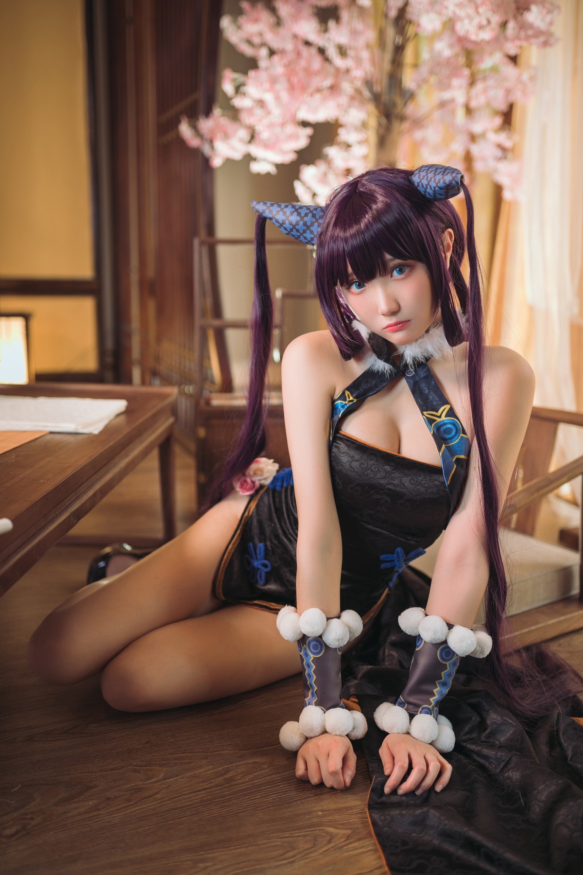 Cosplay瓜希酱杨贵妃套图