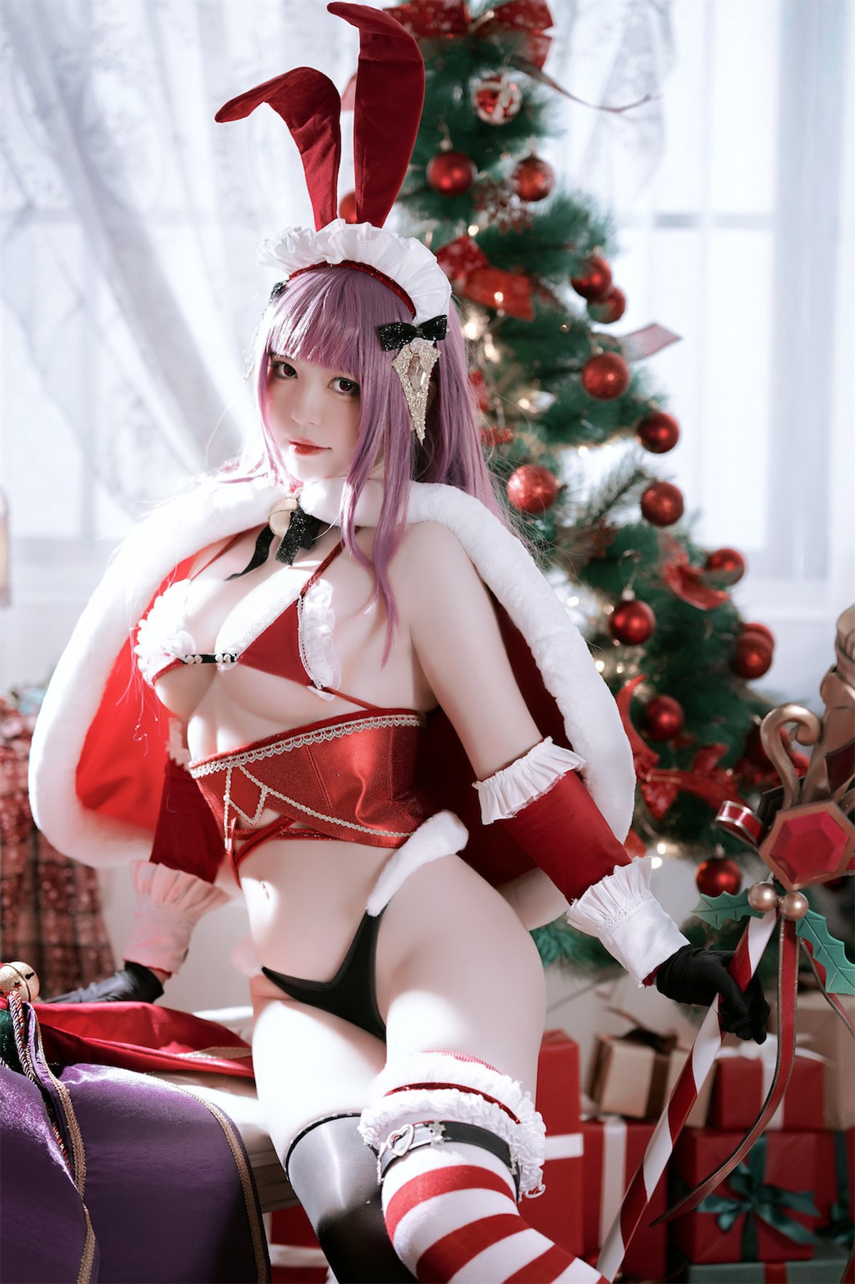 Cosplay半半子ChristmasBunnyAike写真集