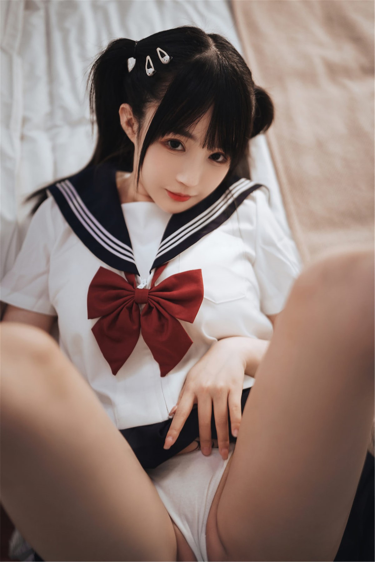 Cosplay桜井宁宁双马尾JK全新上线
