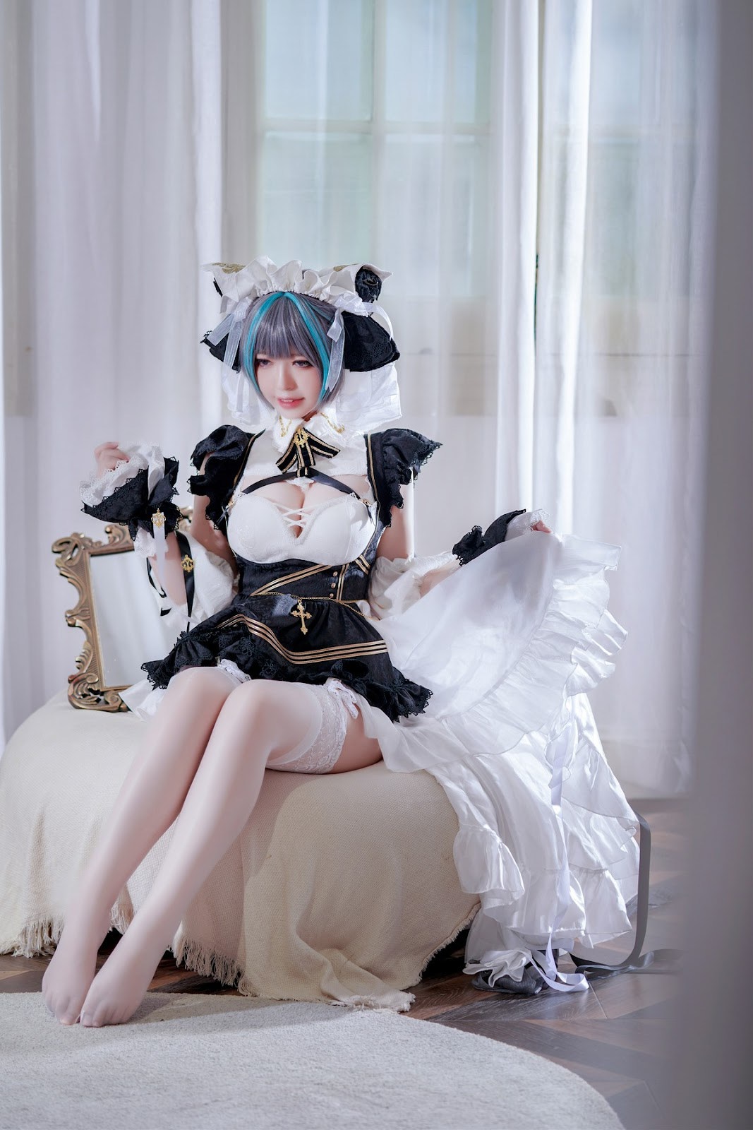 Cosplay半半子柴郡稀有资源