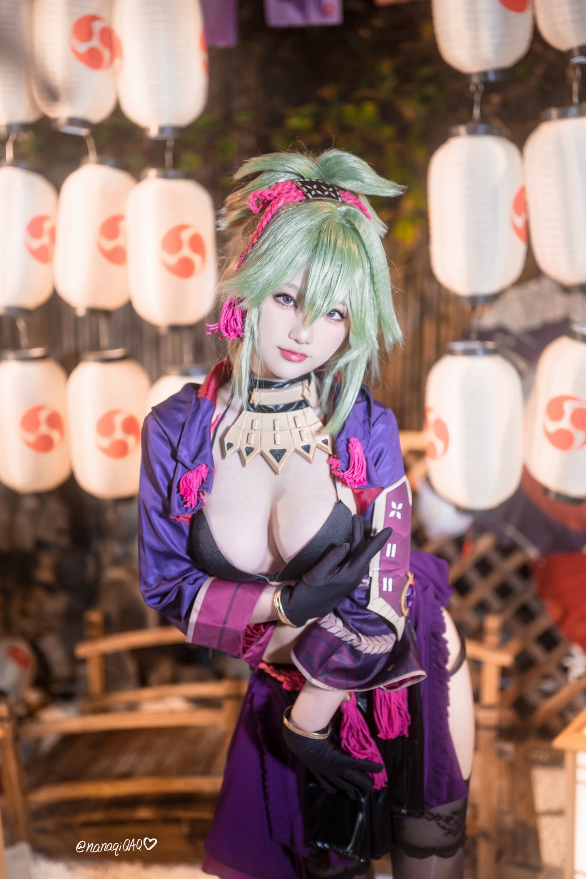 Cosplay七七娜娜子久岐忍同人首发资源