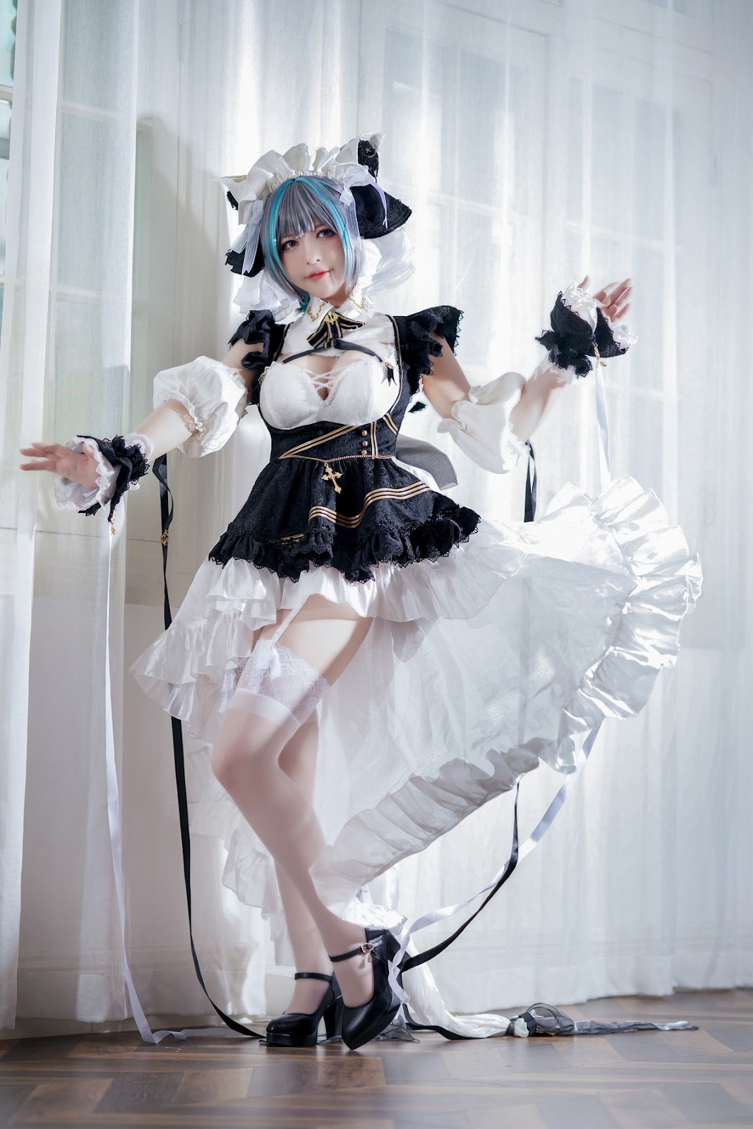 Cosplay半半子柴郡稀有资源