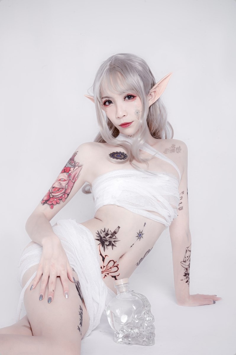 Cos阮邑Fairy绑带和武士41P精修版