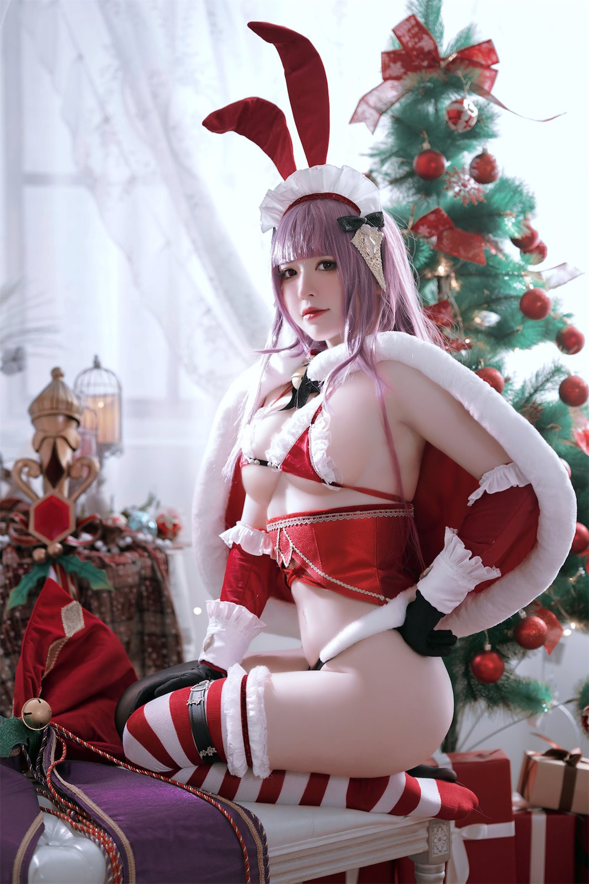 Cosplay半半子ChristmasBunnyAike写真集
