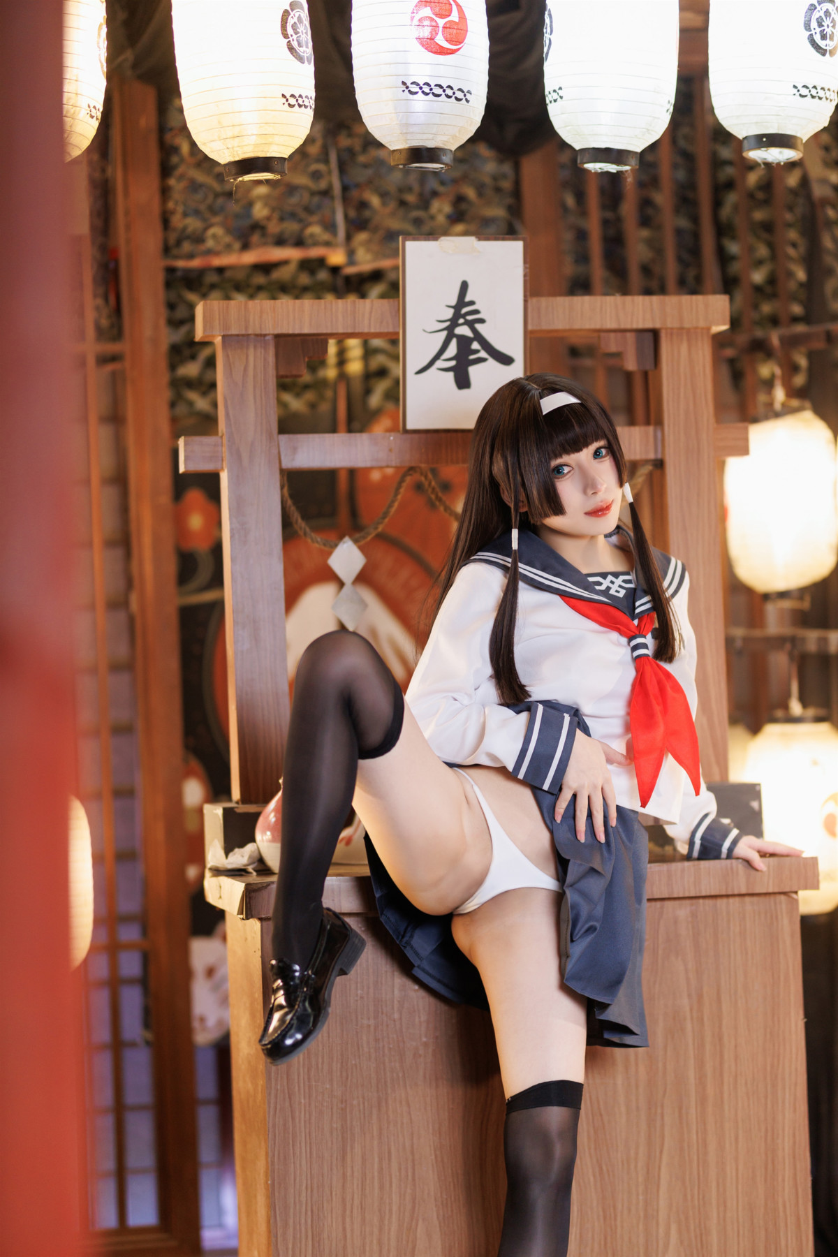 Cosplay胡桃猫Kurumineko美少女万华镜理与迷宫的少女Set02完整合集