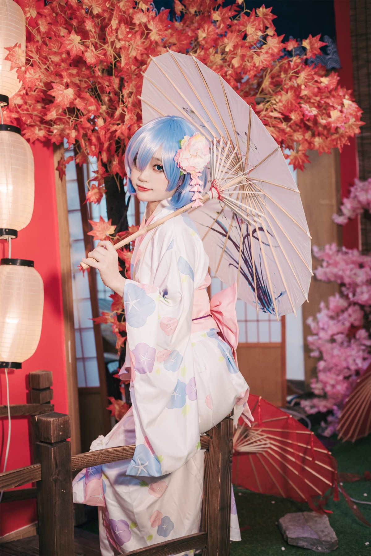 Cosplay神沢永莉蕾姆和风免费体验