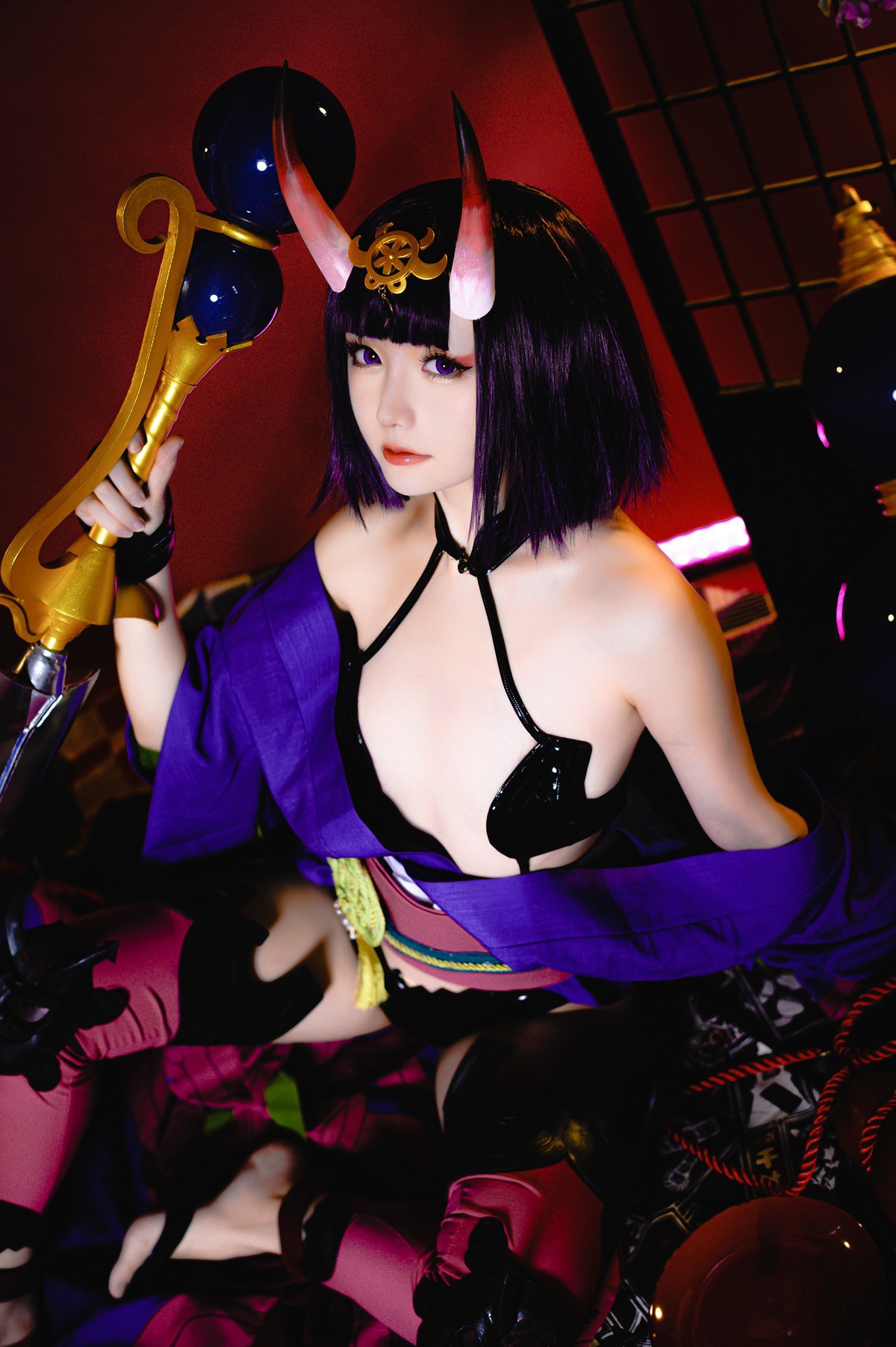 Cosplay星之迟迟Hoshilily酒吞原皮高清全套