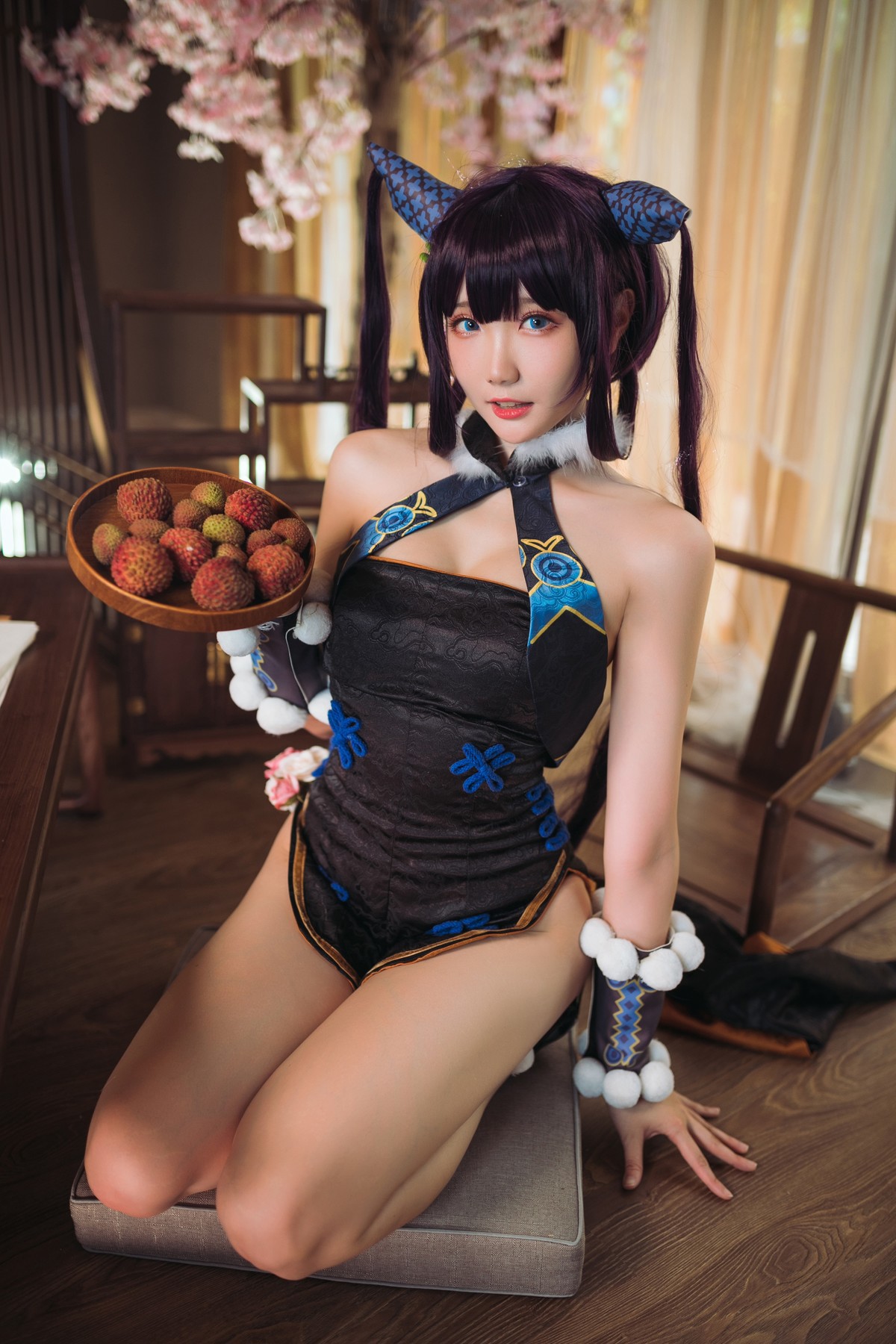Cosplay瓜希酱杨贵妃套图