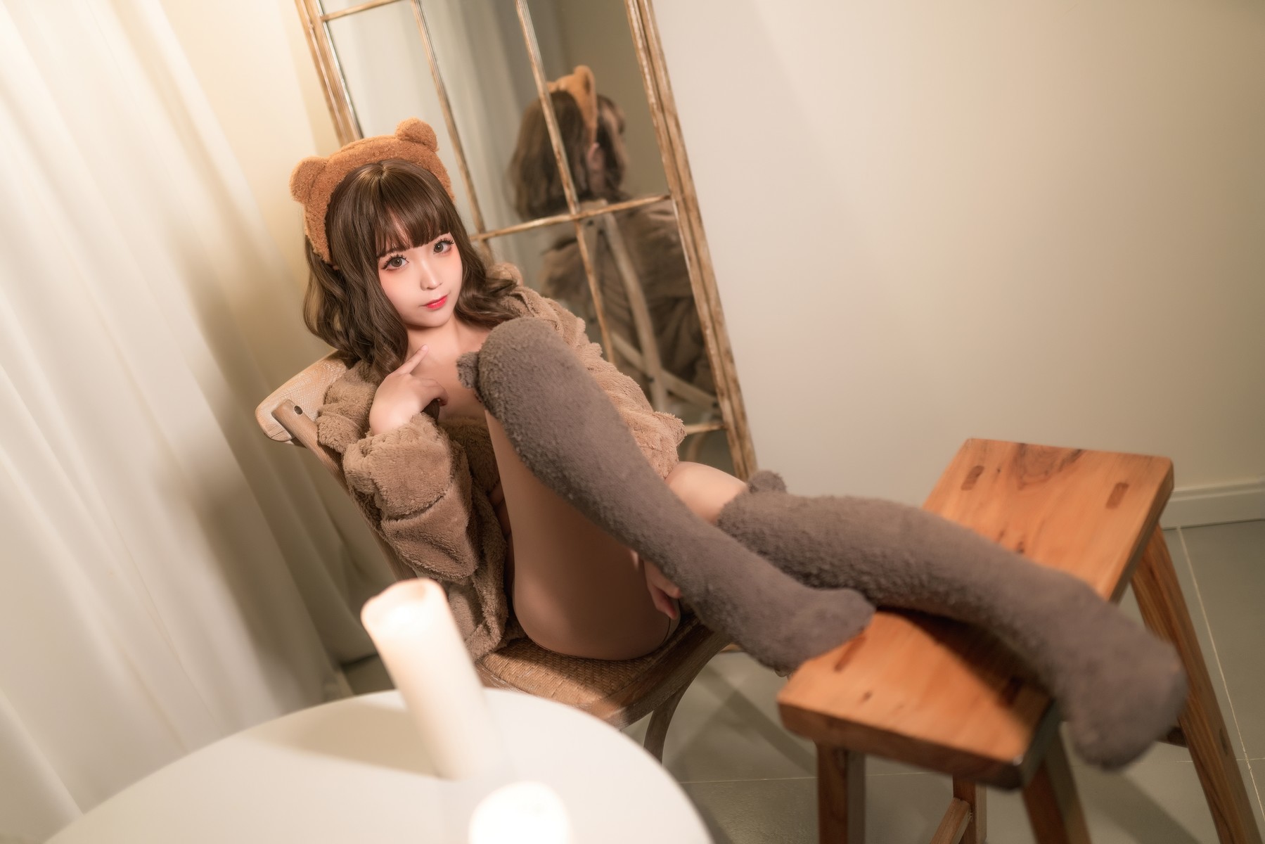 Cosplay蠢沫沫Chunmomo沫沫真爱版棕熊破图热门写真
