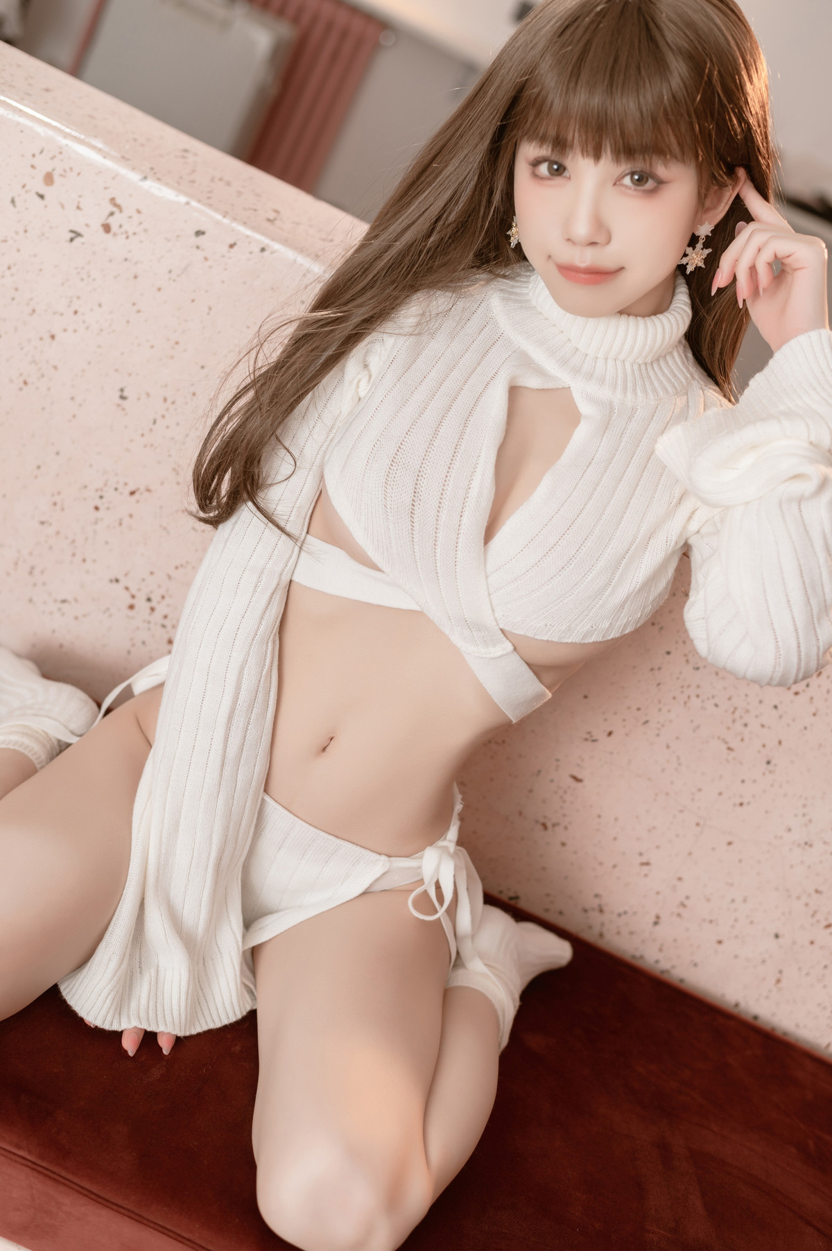 Cosplay水淼Aqua白色的冬天热门专区