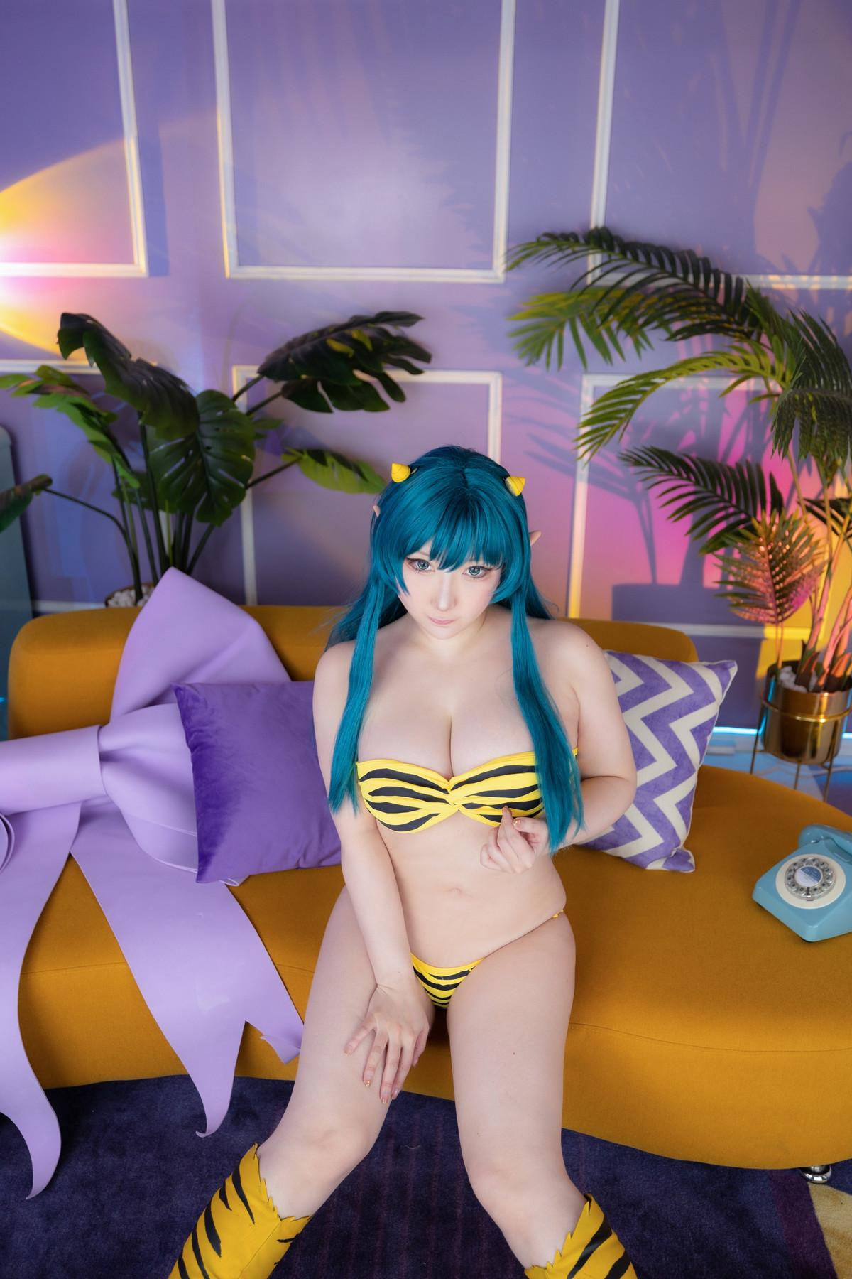 CosplaySAKUサクLumラムうる星やつらSet01收藏必备