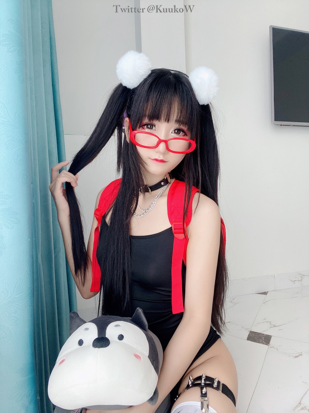 CosplayKuukoWクー子MeganeChan热门写真