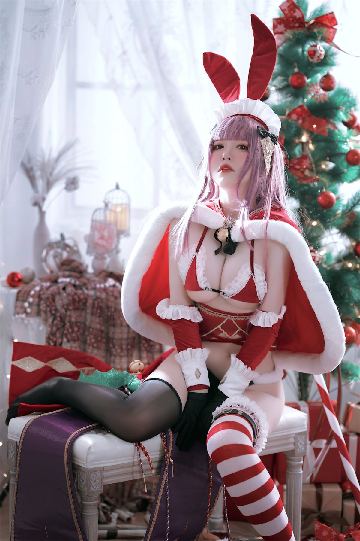 Cosplay半半子ChristmasBunnyAike写真集