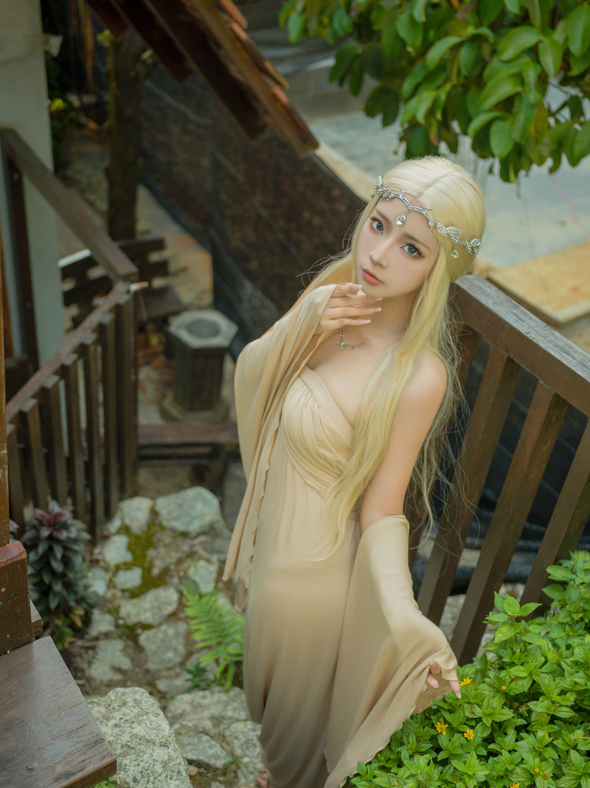 CosplayYuuhui玉汇埃尔夫伍德绿Set01本周精选