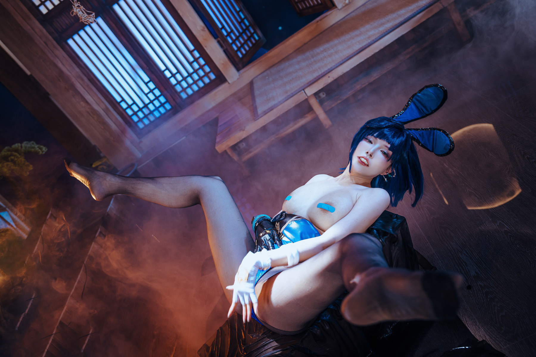 Cosplay夏小秋秋秋夜兰兔女郎Set02限时福利