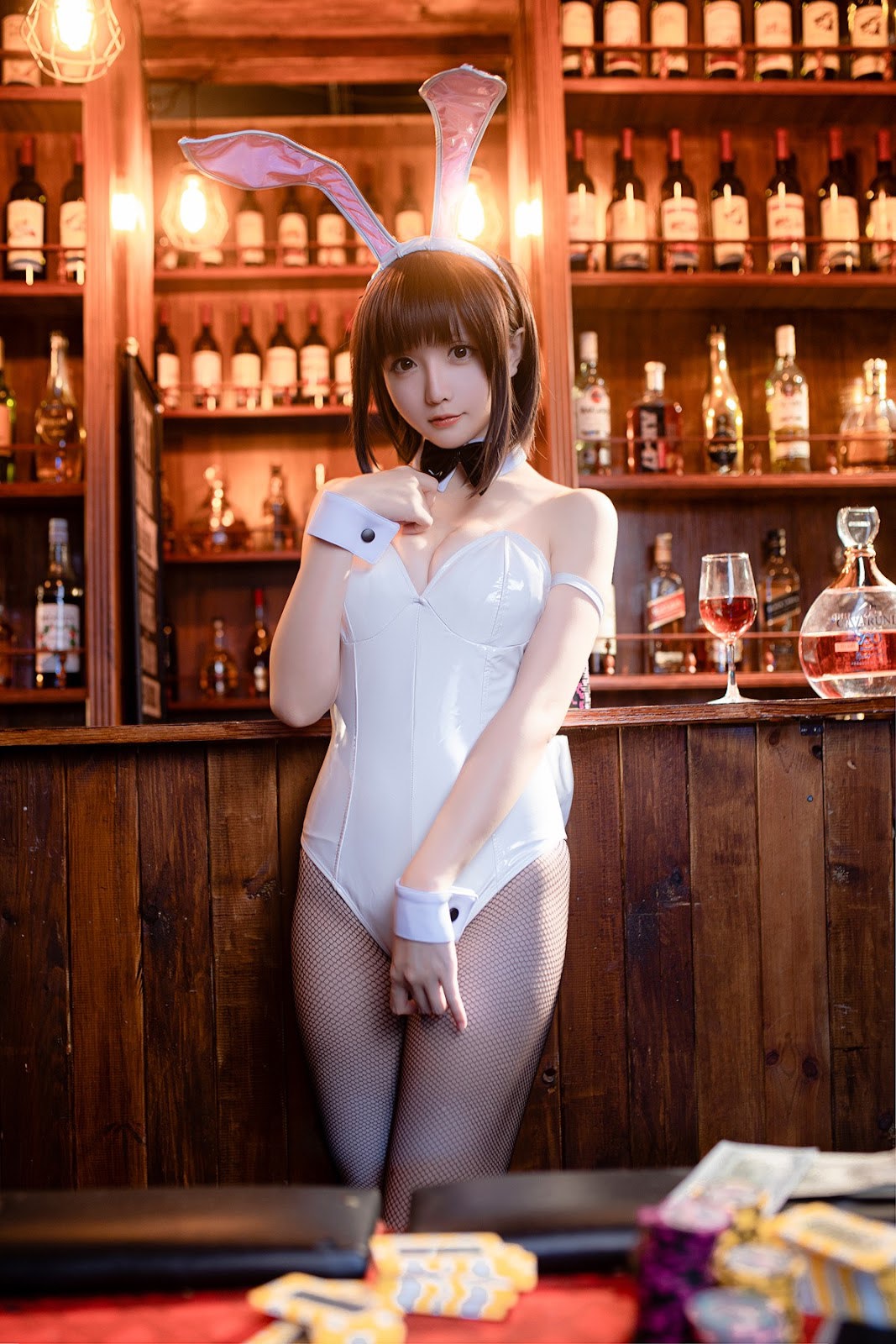 Cosplay星之迟迟Hoshilily加藤惠兔女郎免费福利