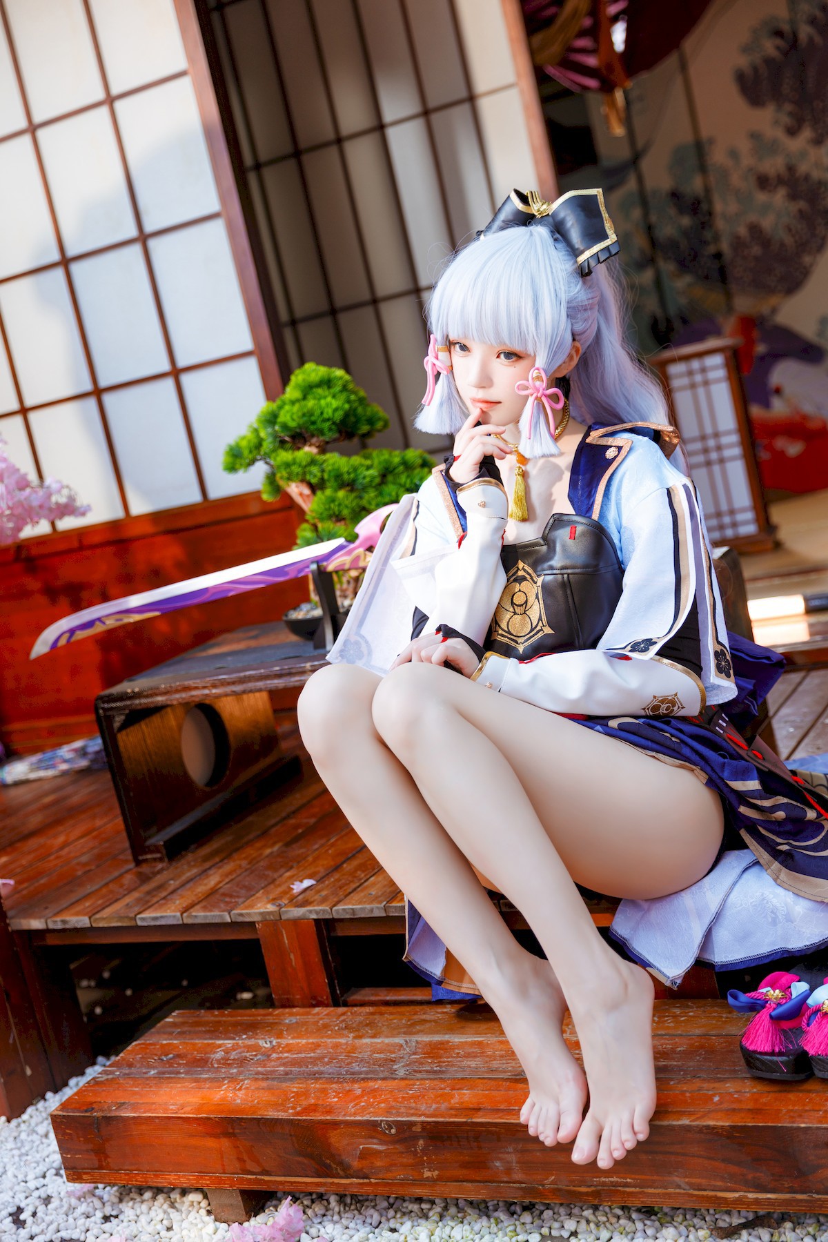 Cosplay桜桃喵神里绫华AyakaKamisato精修版
