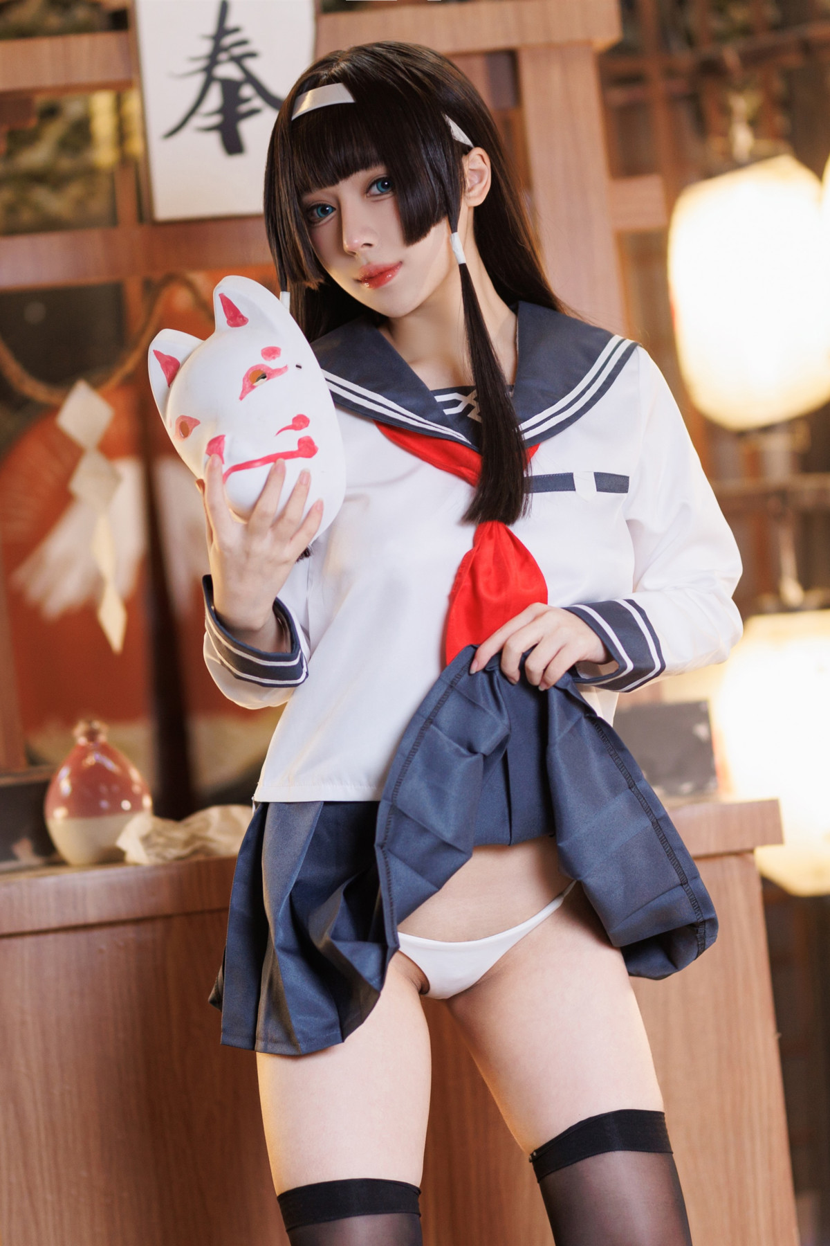 Cosplay胡桃猫Kurumineko美少女万华镜理与迷宫的少女Set02完整合集