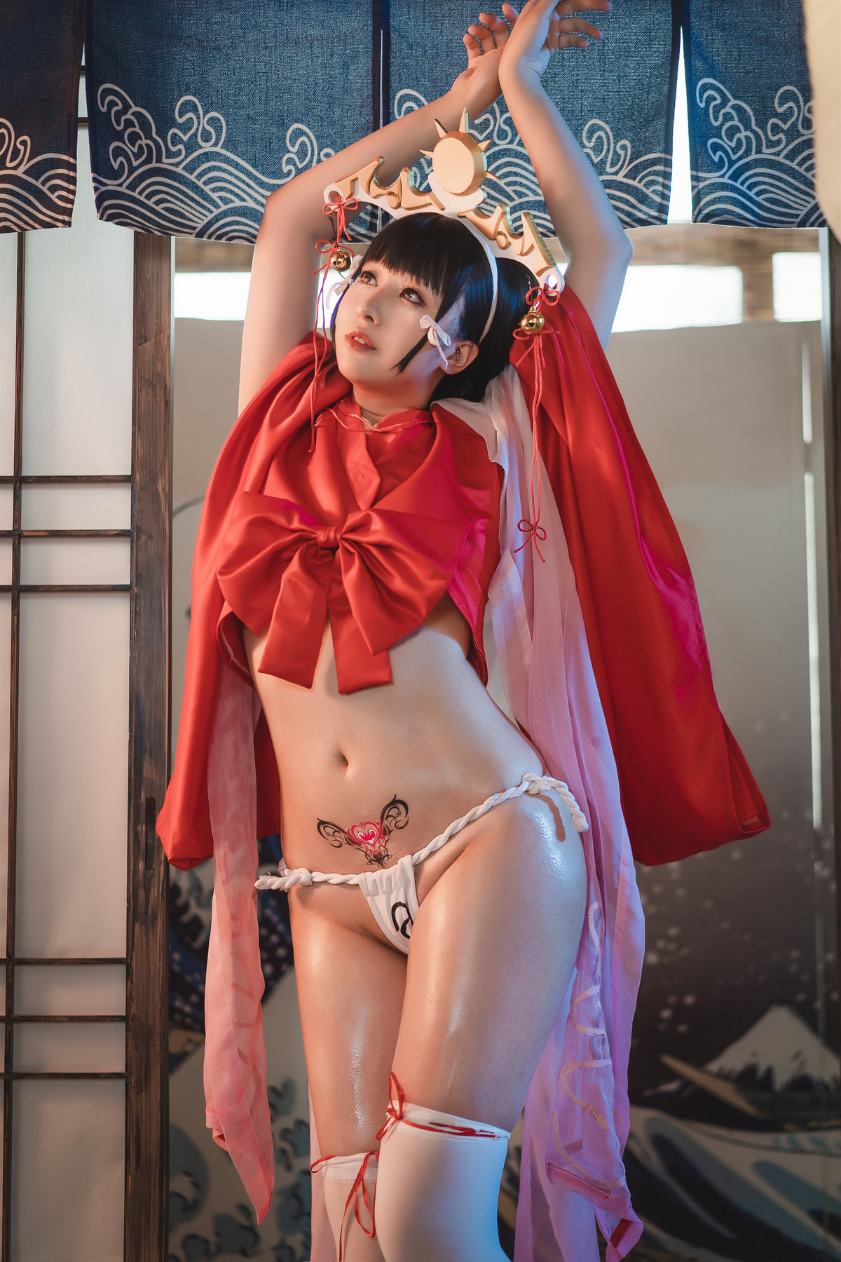 Cosplay小容仔咕咕咕黑兽巫女辉夜作品集