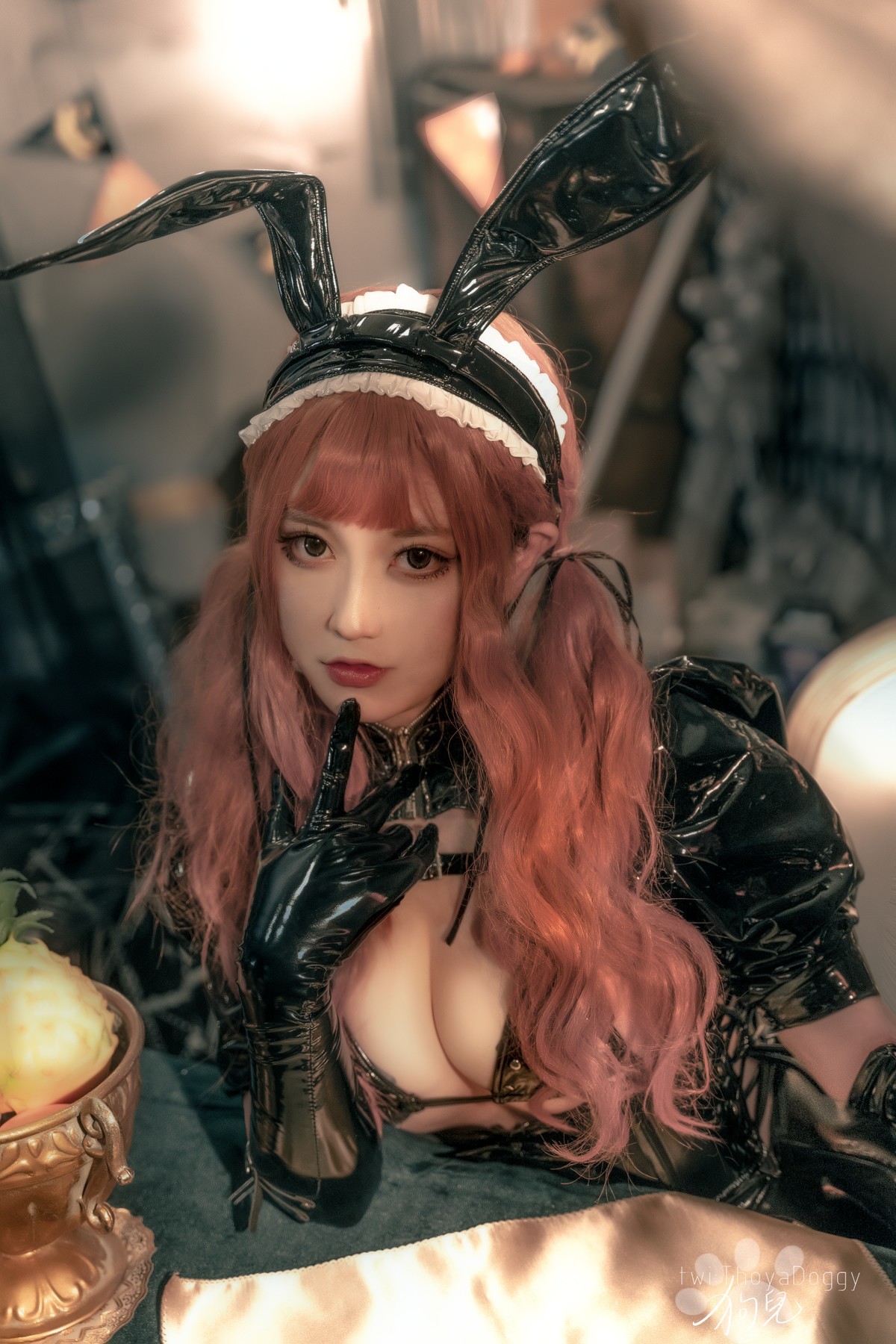 Cosplay奇行家狗崽漆皮兔女仆热门合集