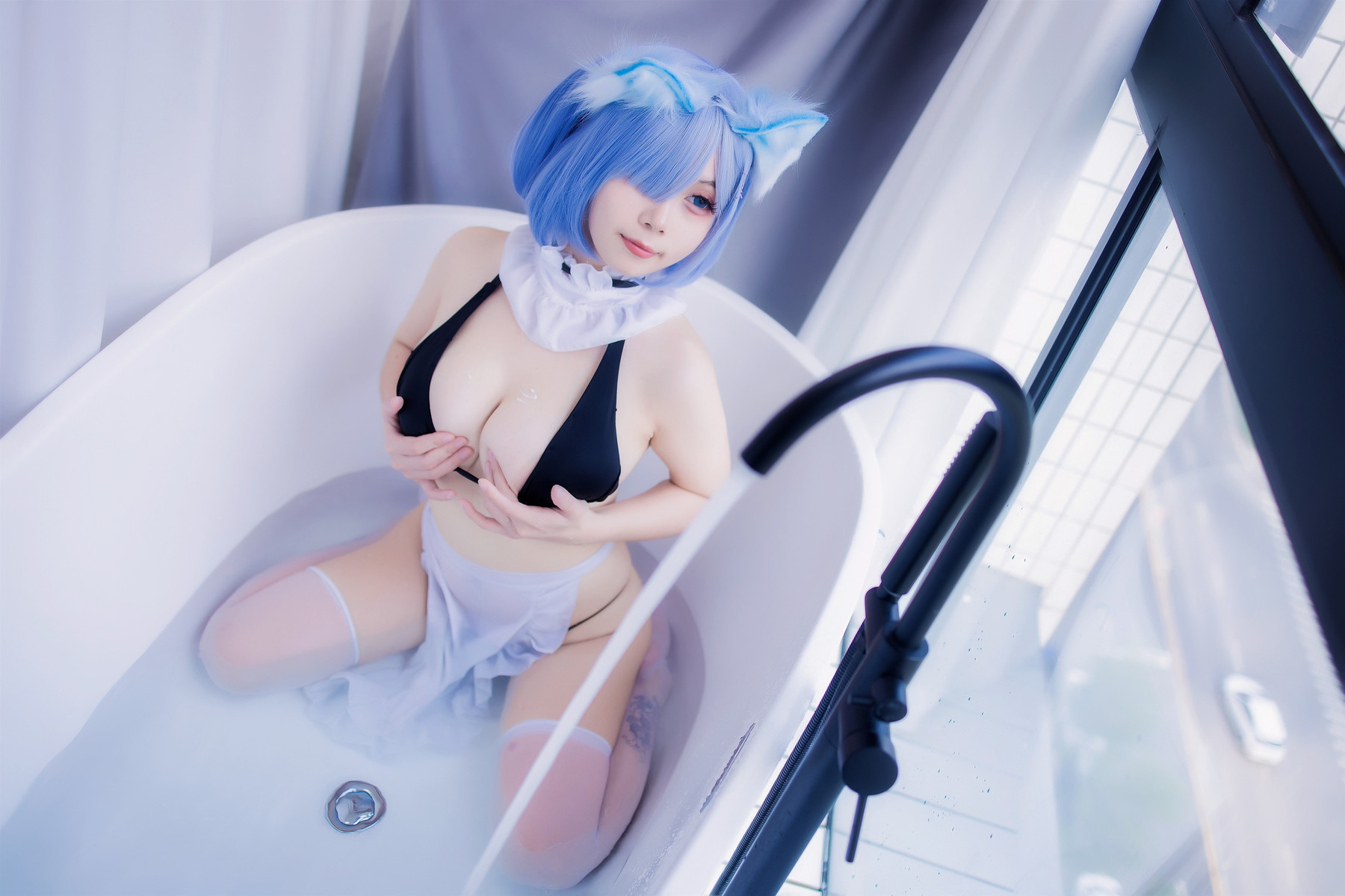 Cosplay末夜787蕾姆女仆泳装精品合集