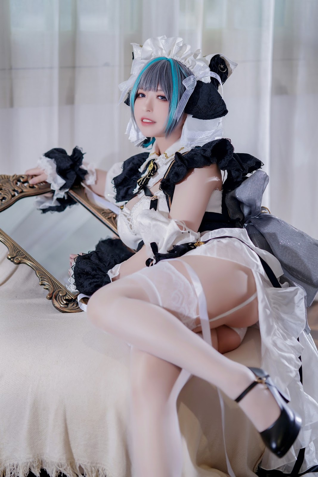 Cosplay半半子柴郡稀有资源