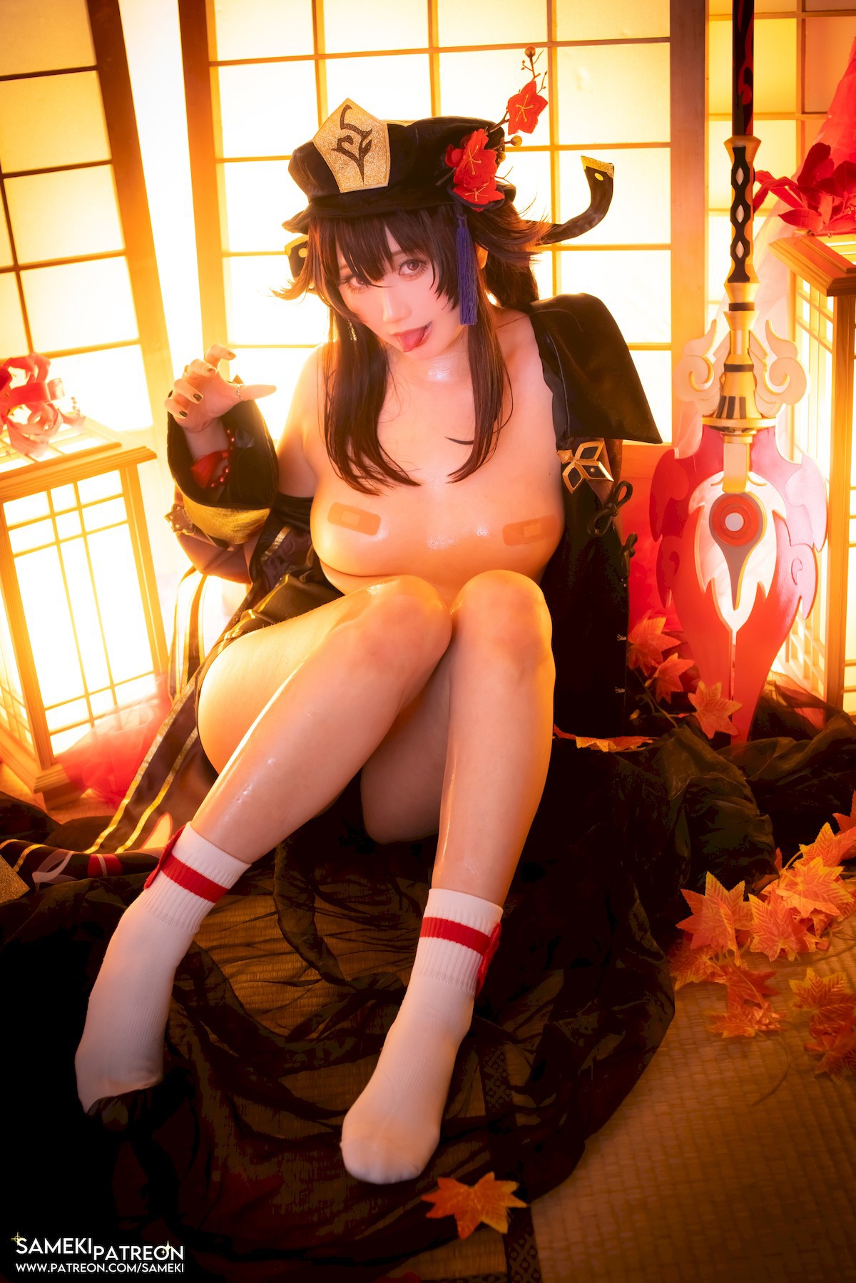 CosplaySAMEKIサメキ原神胡桃爆款写真