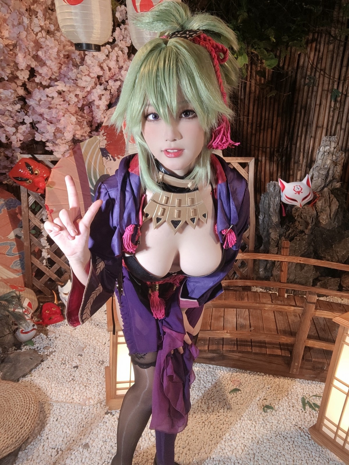 Cosplay七七娜娜子久岐忍同人首发资源