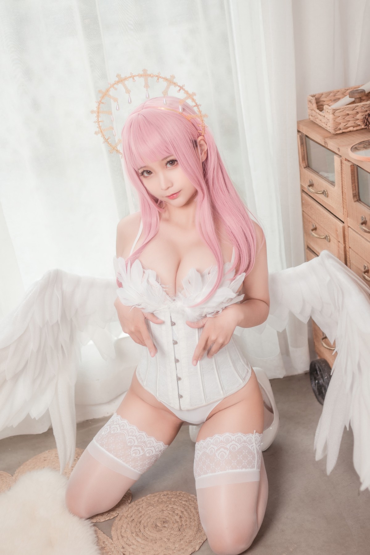 Cosplay蠢沫沫Chunmomo沫沫真爱版天使本光天使免费资源