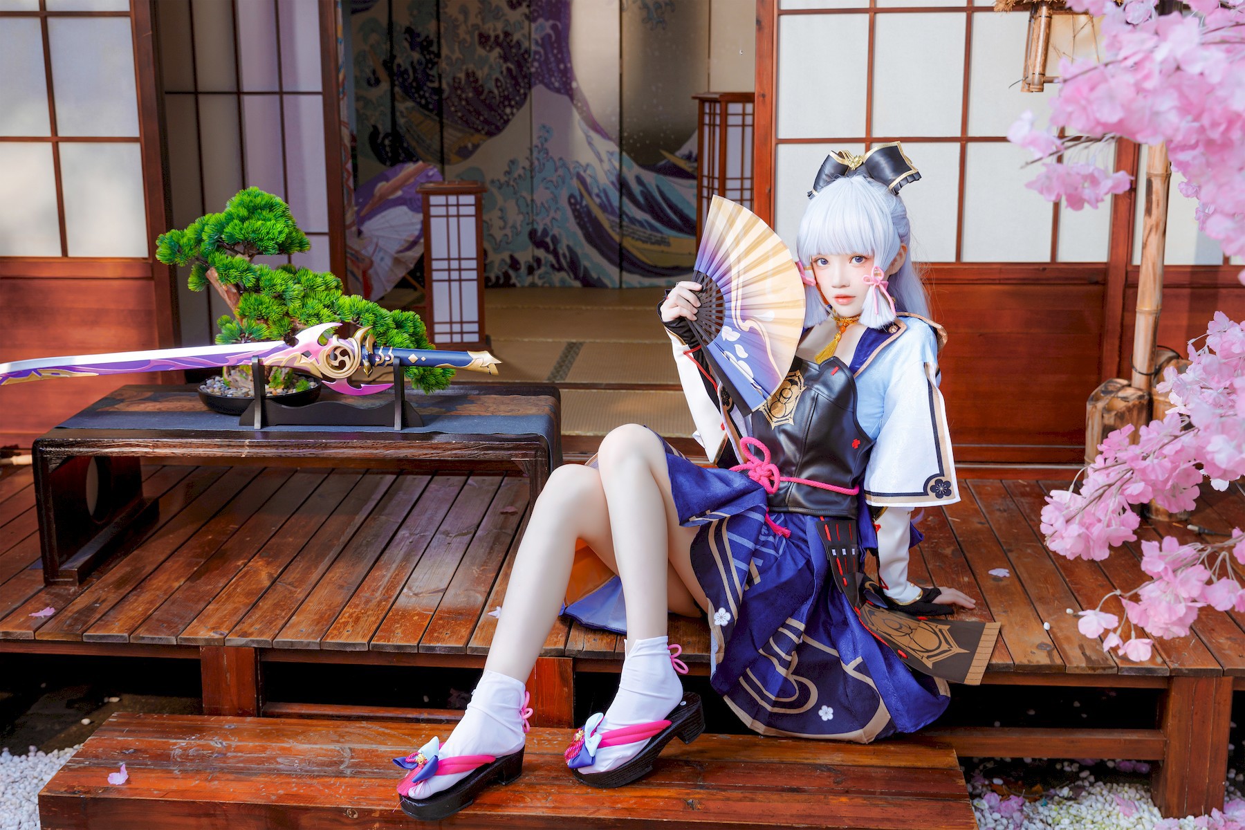 Cosplay桜桃喵神里绫华AyakaKamisato精修版