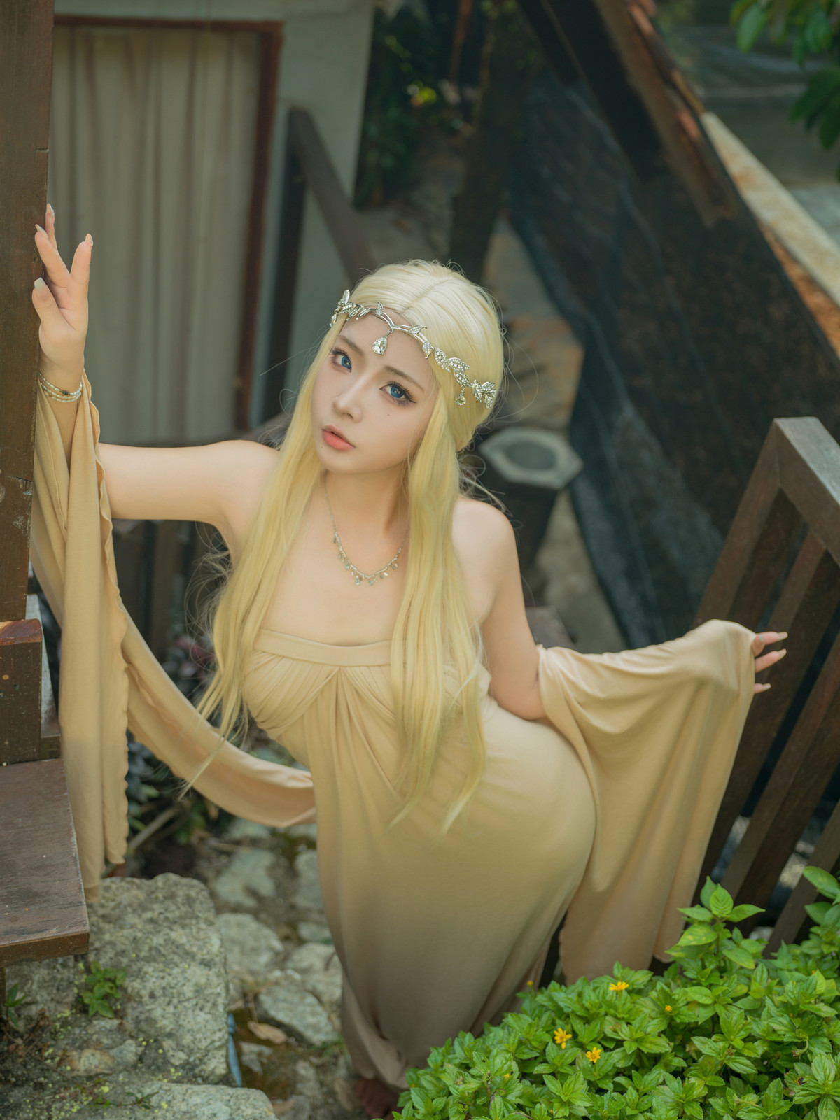 CosplayYuuhui玉汇埃尔夫伍德绿Set01本周精选