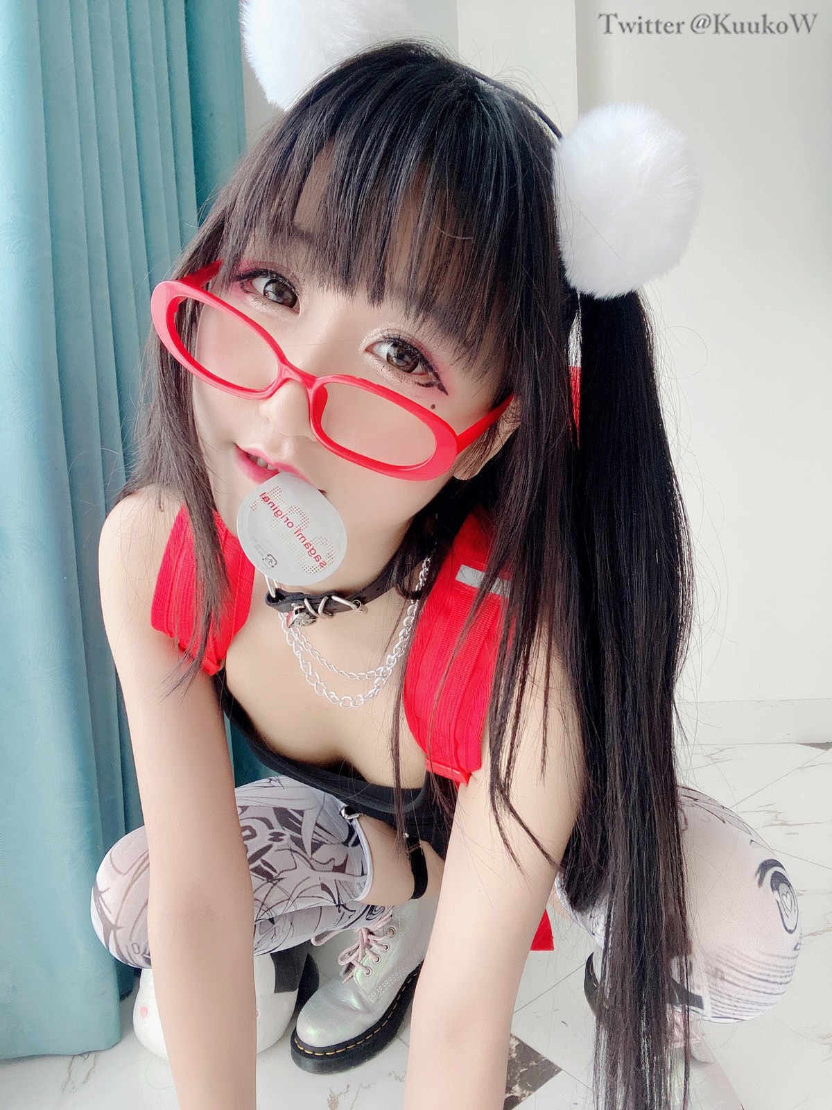 CosplayKuukoWクー子MeganeChan热门写真