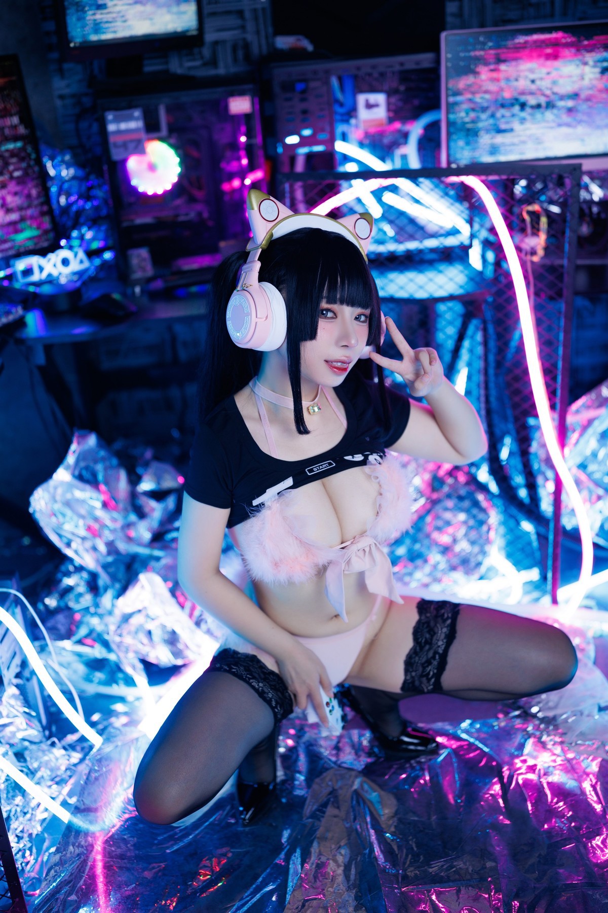 Cosplay胡桃猫Kurumineko电竞甜心Set01在线欣赏