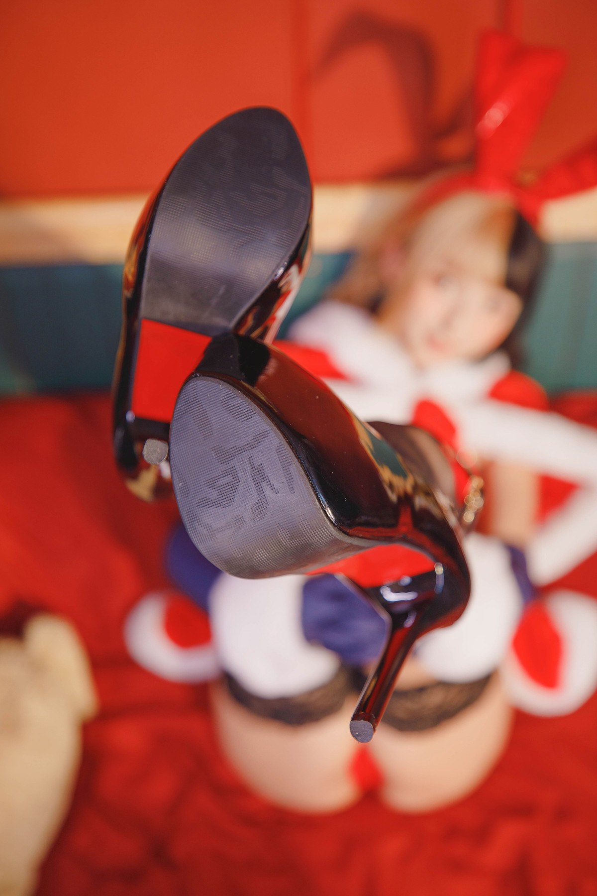 Cosplay神楽坂真冬绝对企画圣诞小鹿鹿の恩返しSet02写真大全