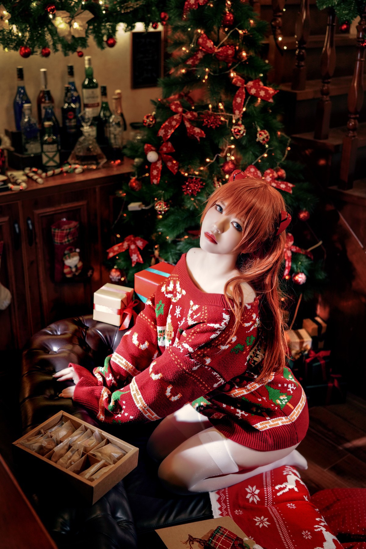 Cosplay半半子式波ASUKAChristmas首发资源