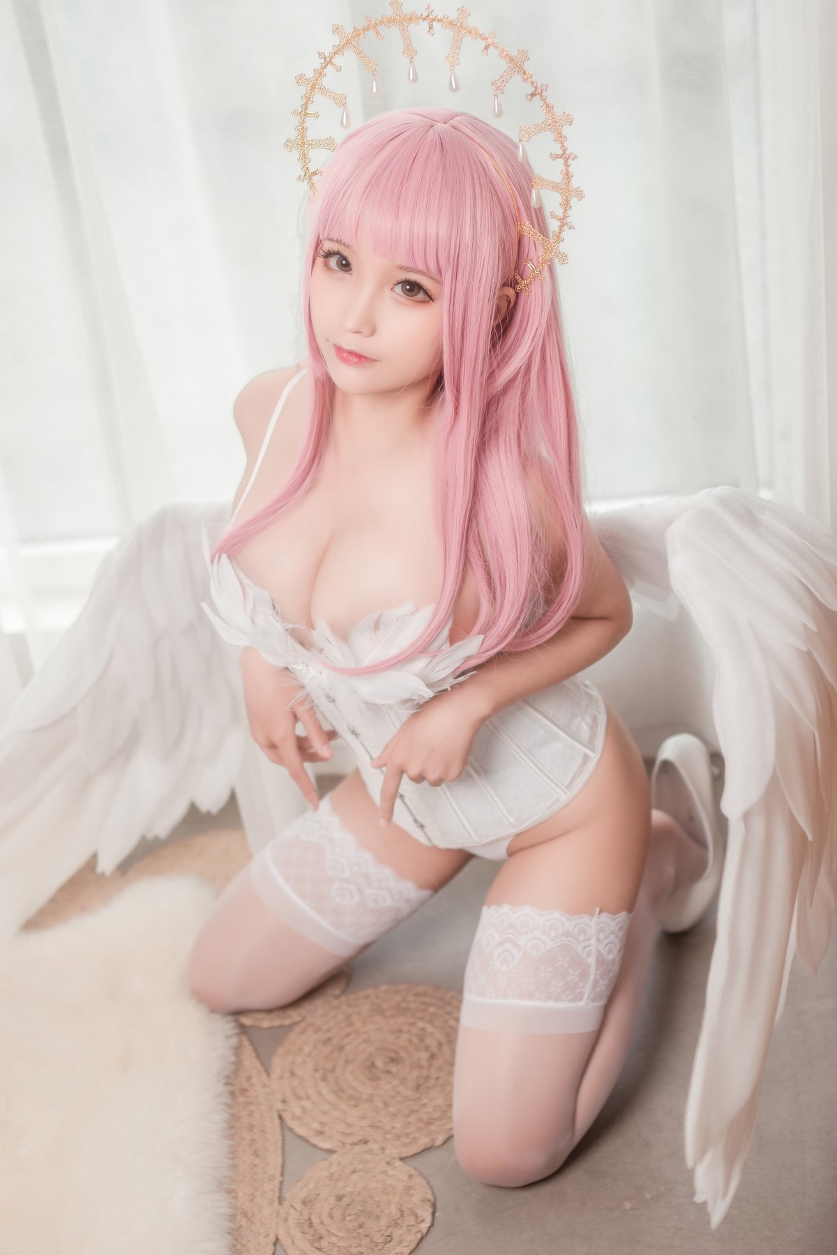 Cosplay蠢沫沫Chunmomo沫沫真爱版天使本光天使免费资源